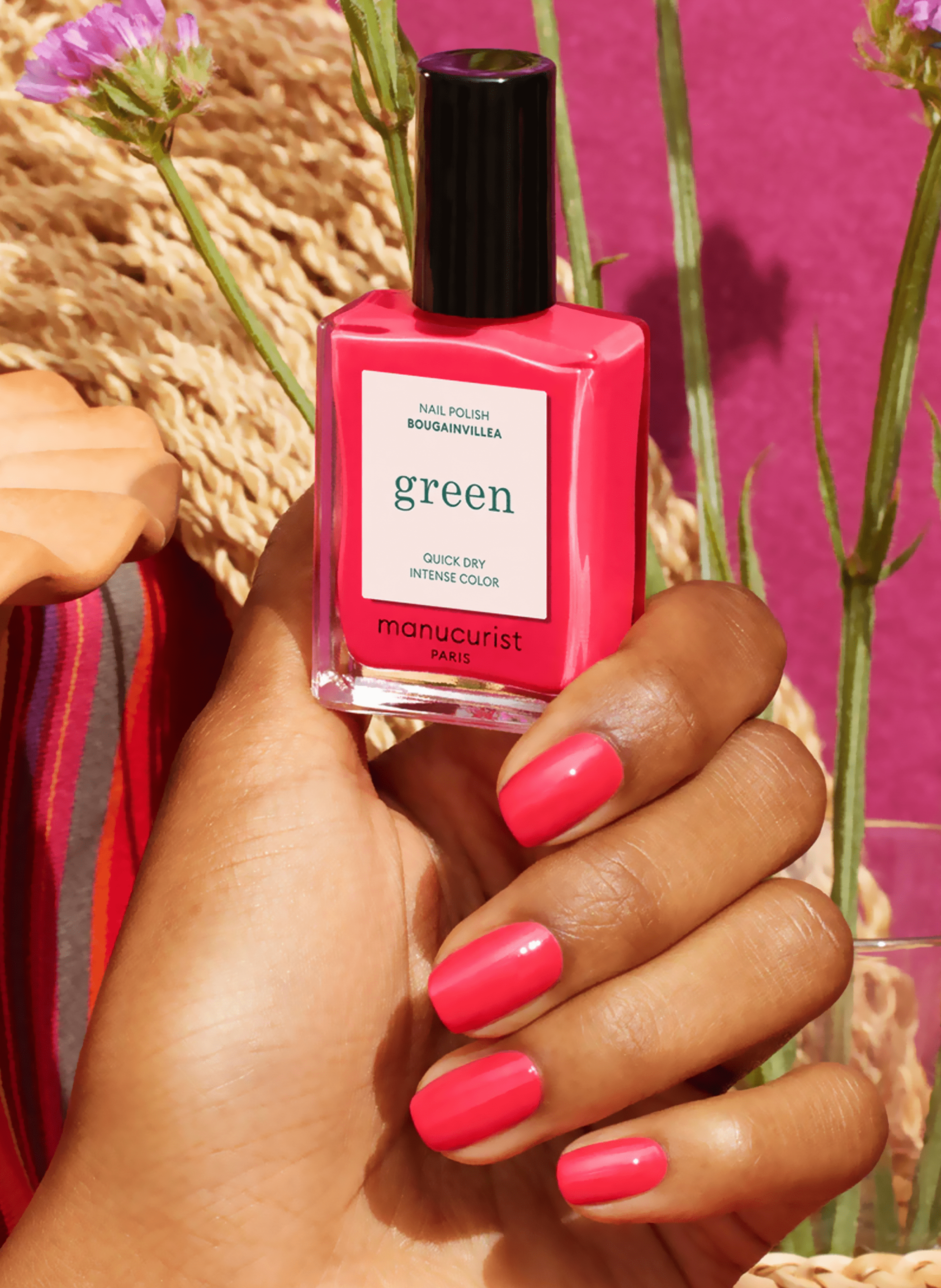Green Nail Polish MANUCURIST Bougainvillea