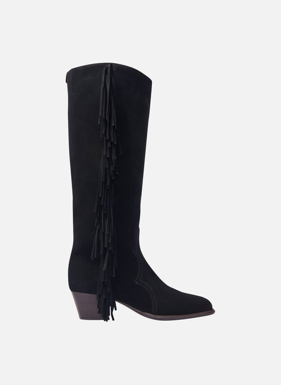 Bottes en cuir Noir by MAJE MAJE Bottes en cuir Noir