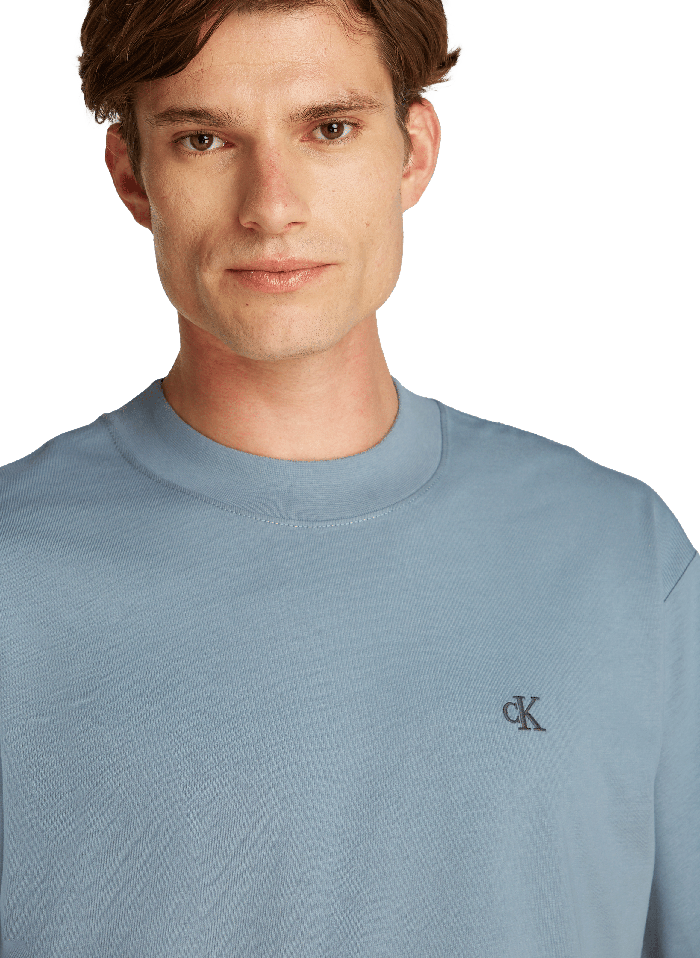 T-shirt en coton CALVIN KLEIN Gris