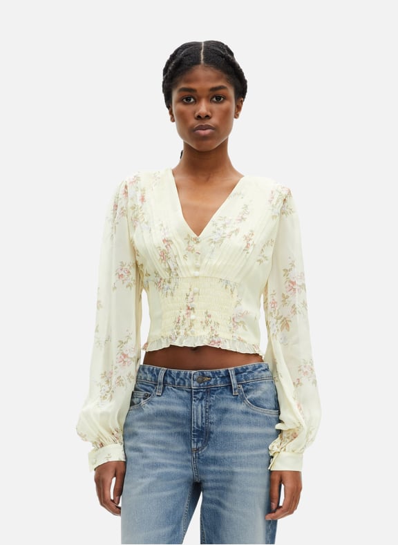Top imprimé Jaune by THE KOOPLES THE KOOPLES Top imprimé Jaune
