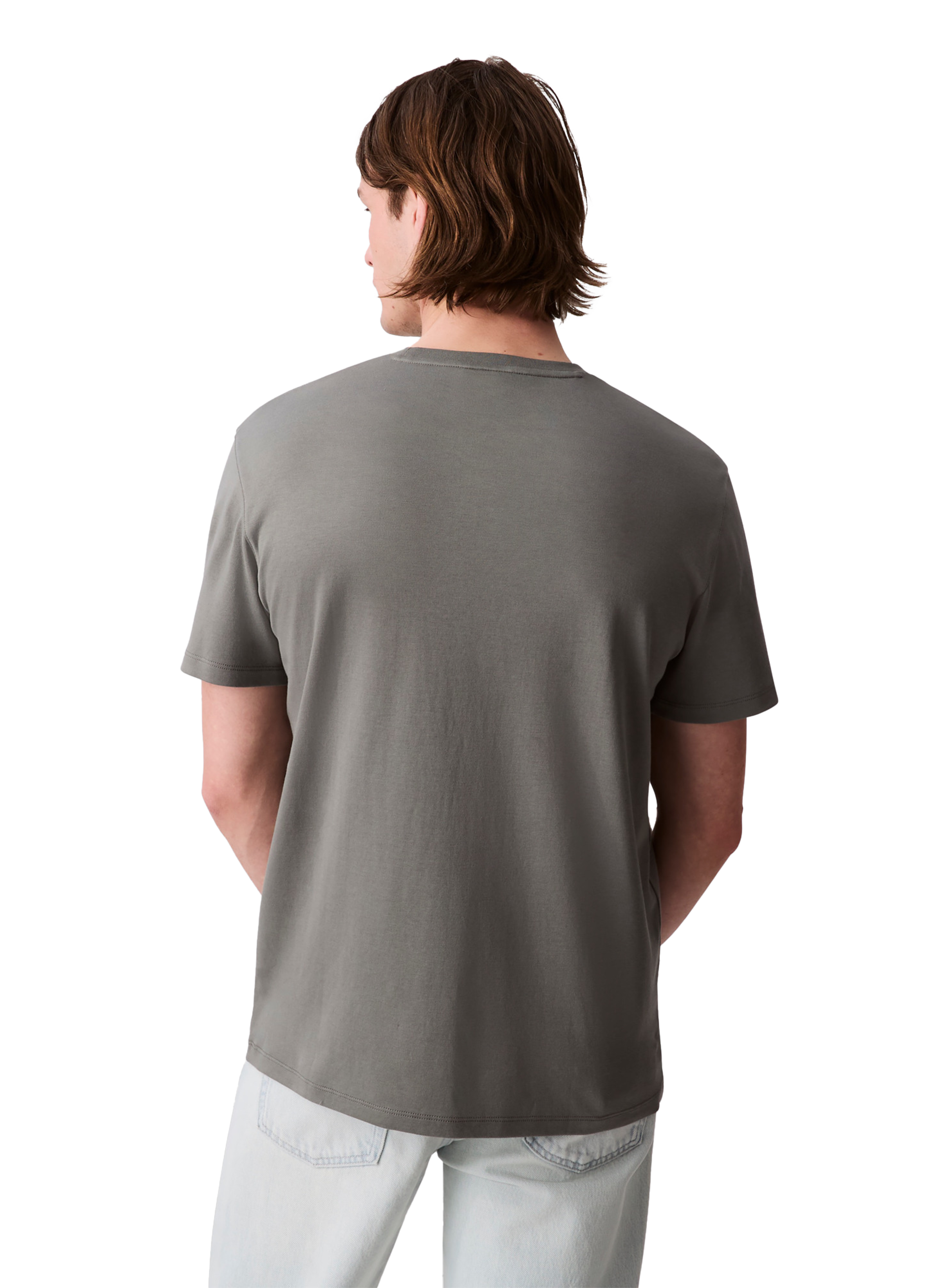 Classic Cotton T-Shirt CALVIN KLEIN Grey