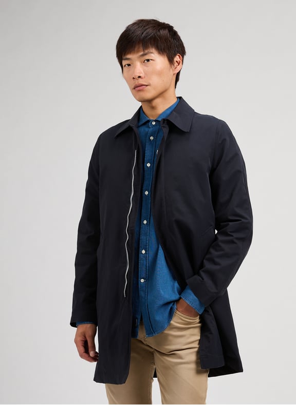 Manteau Mac léger Bleu by PAUL SMITH PAUL SMITH Manteau Mac léger Bleu