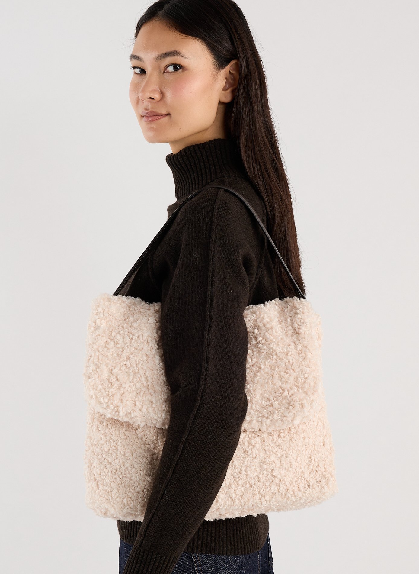 Sac à main Eloise texturé  SAISON 1865 Beige