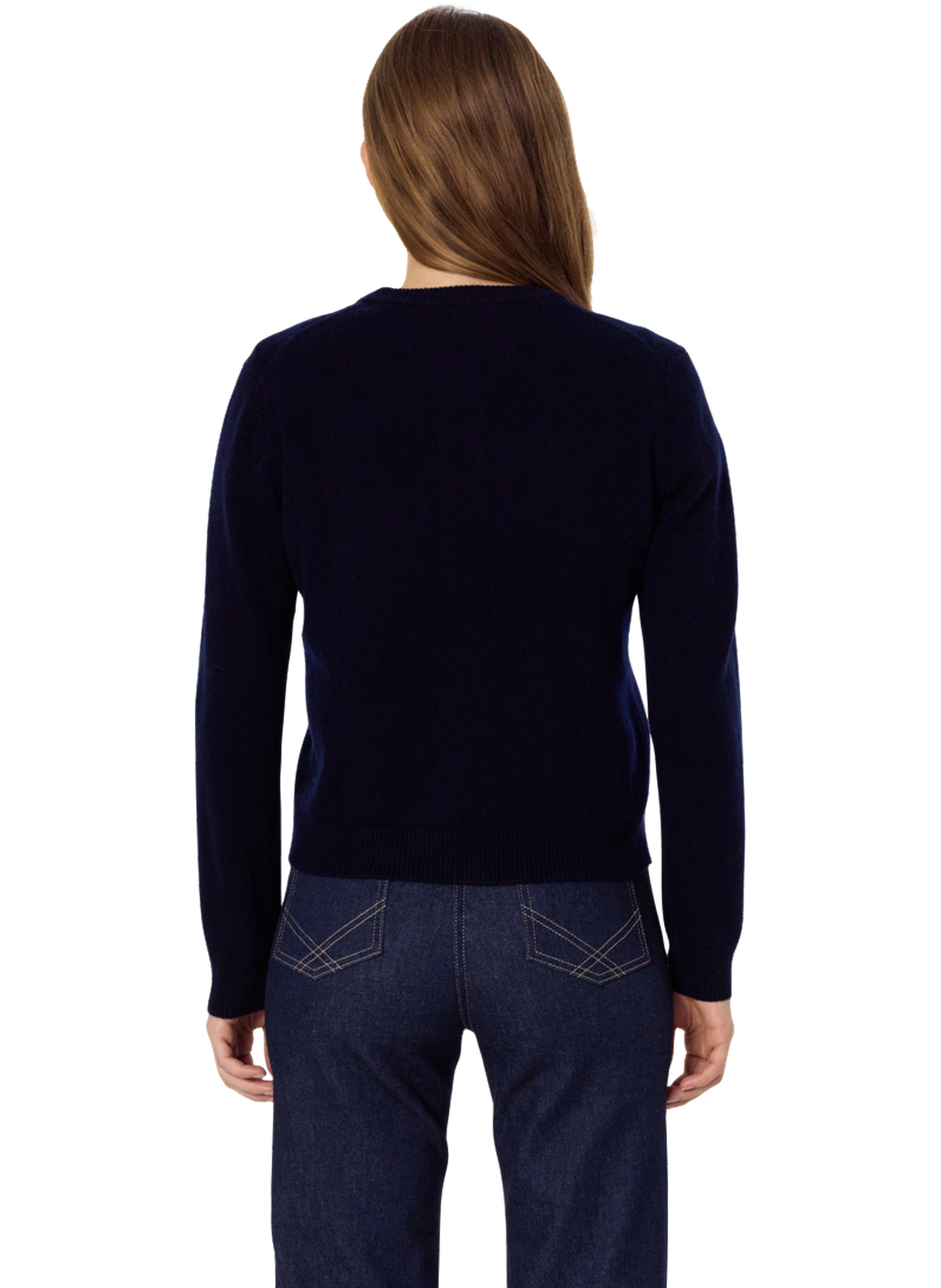 Gilet en laine à boutons dorés - eloise GERARD DAREL Bleu