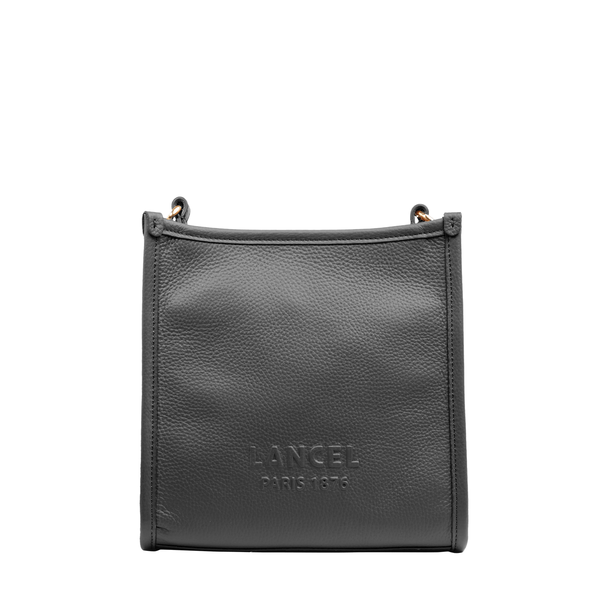 Sac porté croisé zippé s jour de lancel en cuir LANCEL Noir