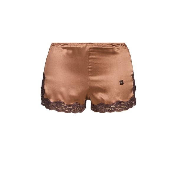 Boxer à dentelle en soie Boxer à dentelle en soie