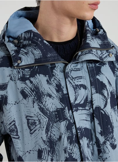 Oversized printed cotton jacket ARTE ANTWERP Oversized printed cotton jacket ARTE ANTWERP