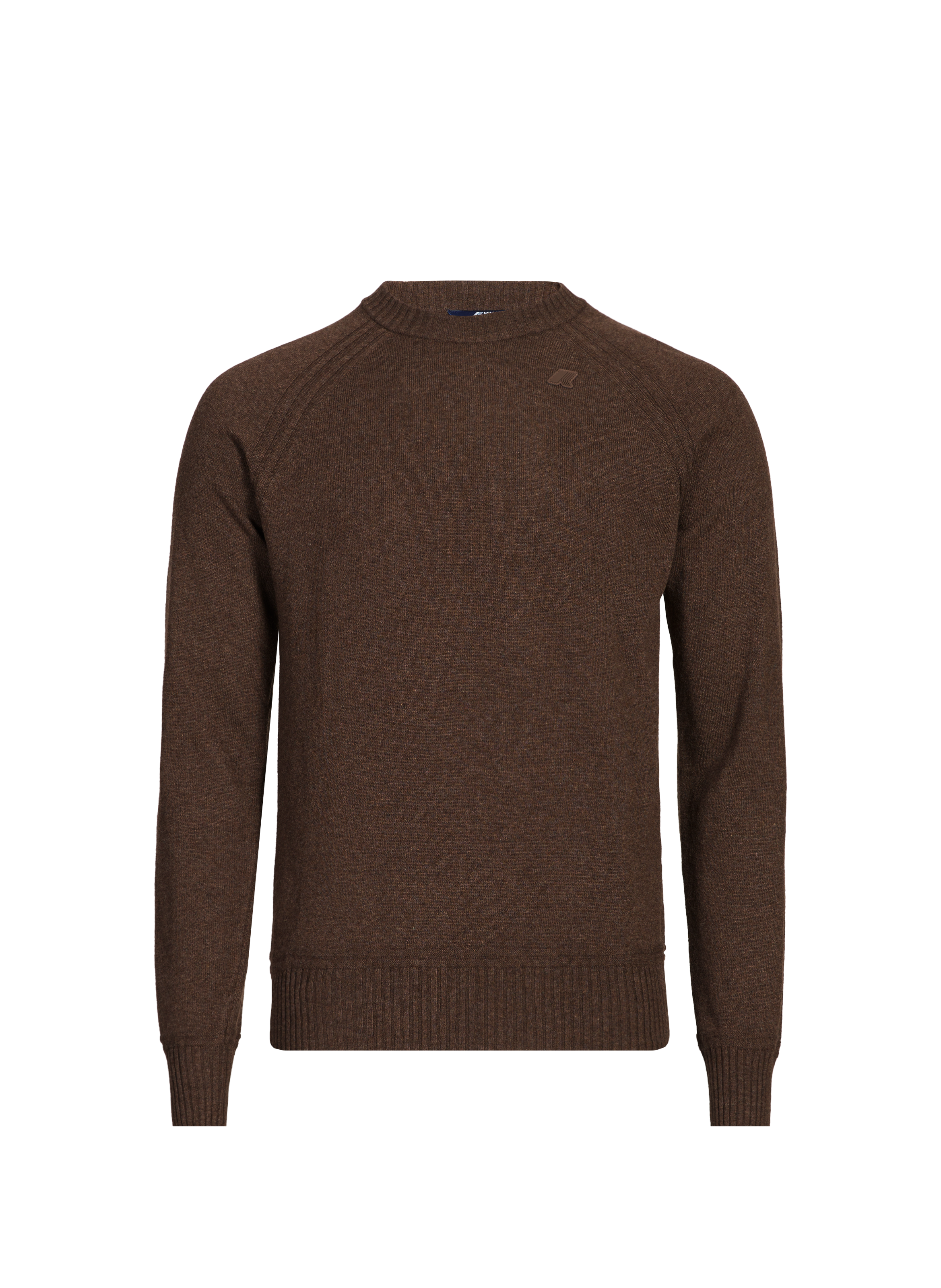 Pull droit à col rond K-WAY Marron