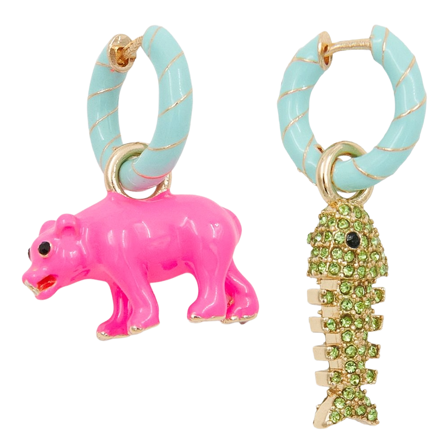 Boucles d'oreilles fantaisies jear ESSENTIEL ANTWERP Bleu