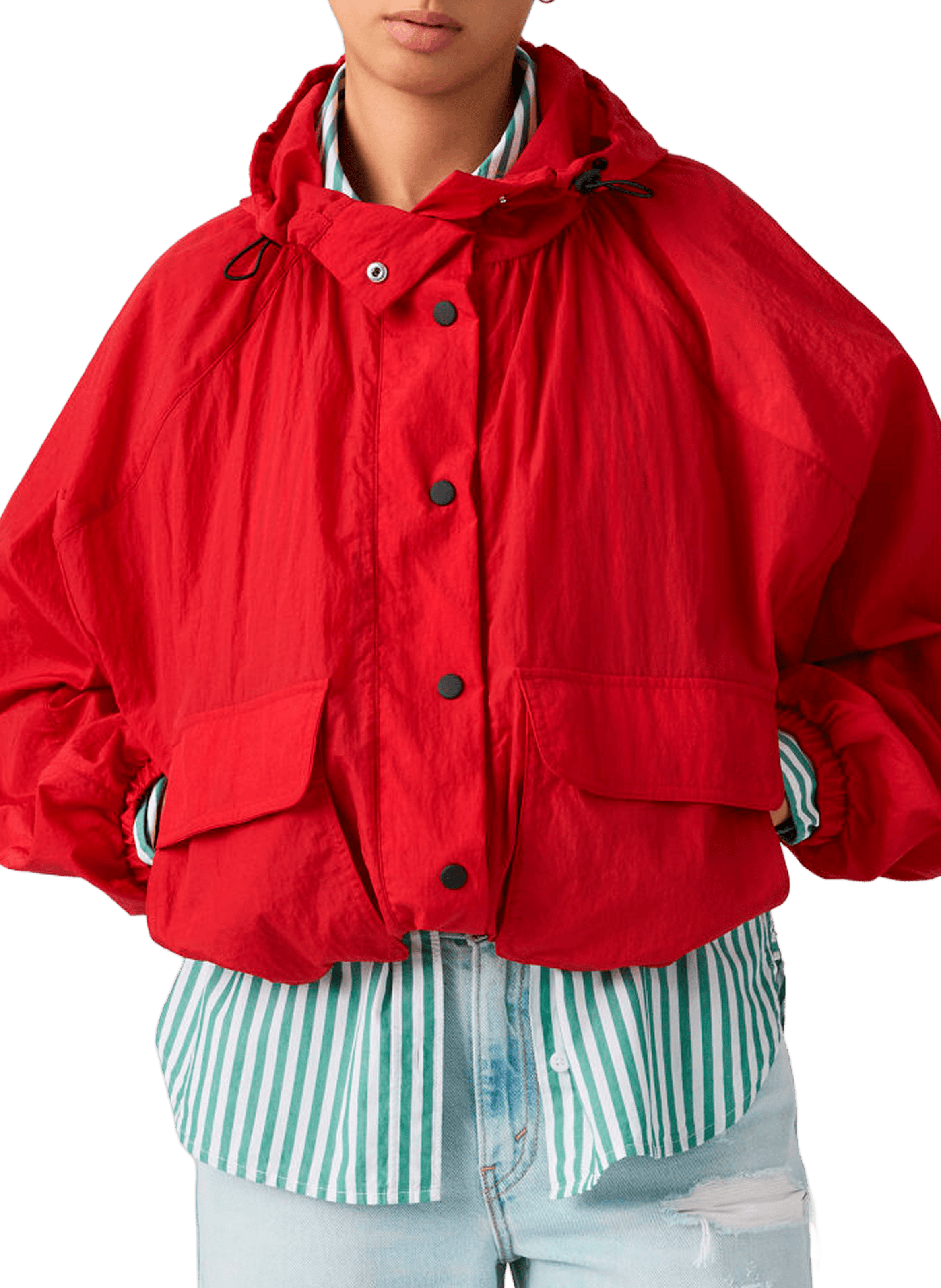 Simone hooded parka jacket LEVI'S Red