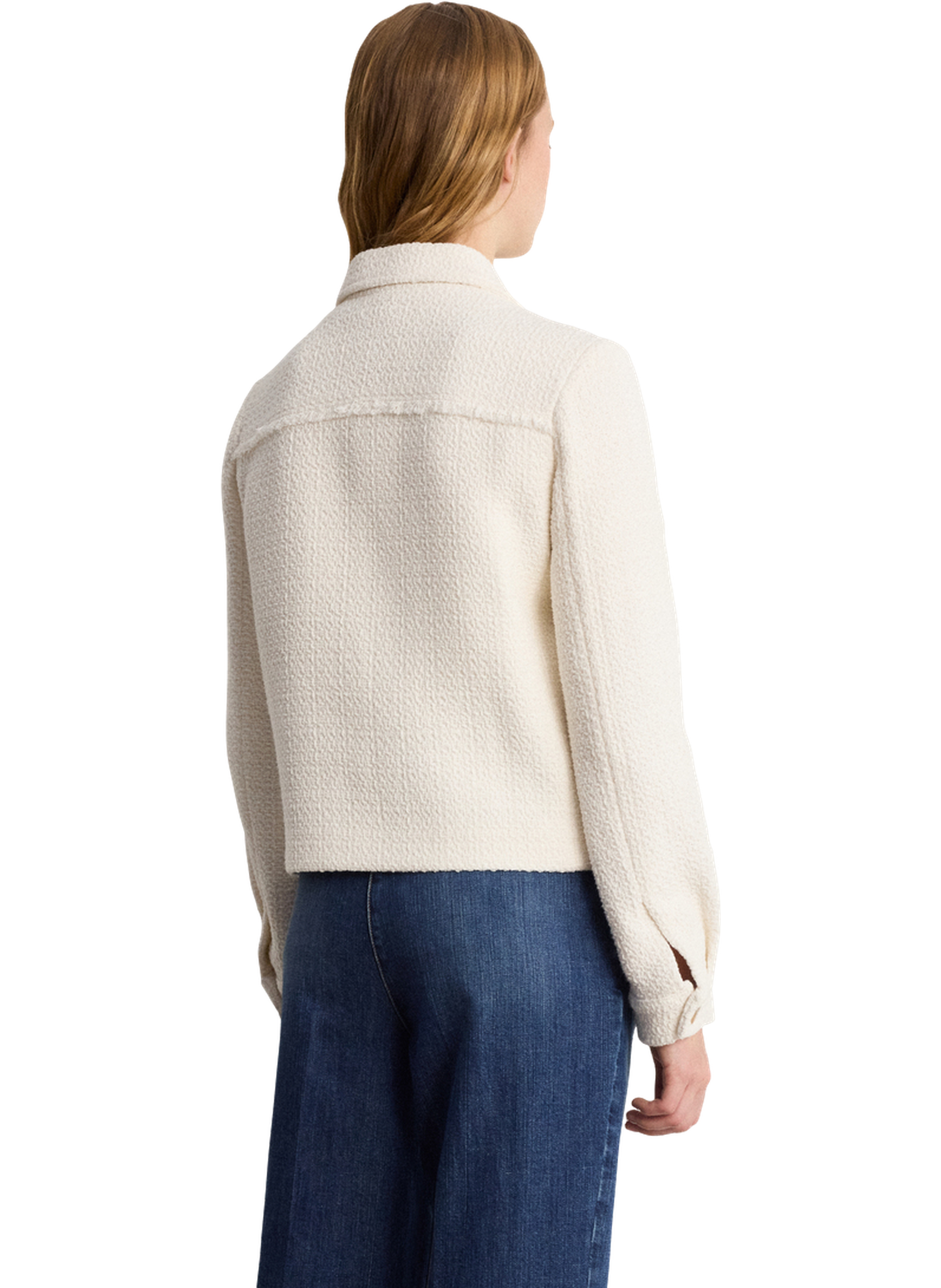 Blouson court en tweed - marjorie PABLO Beige