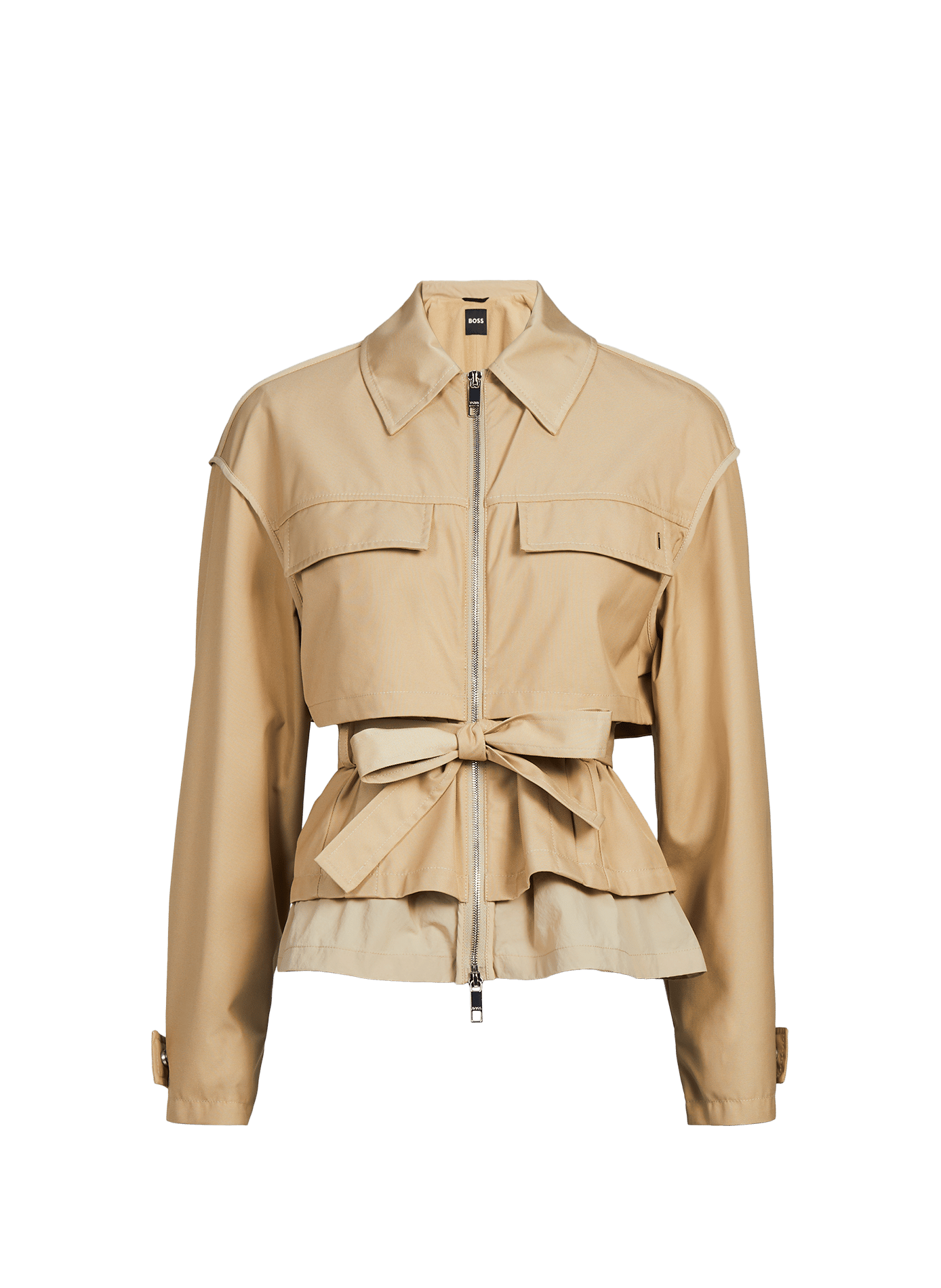Multi-layer Pagliero jacket BOSS Beige