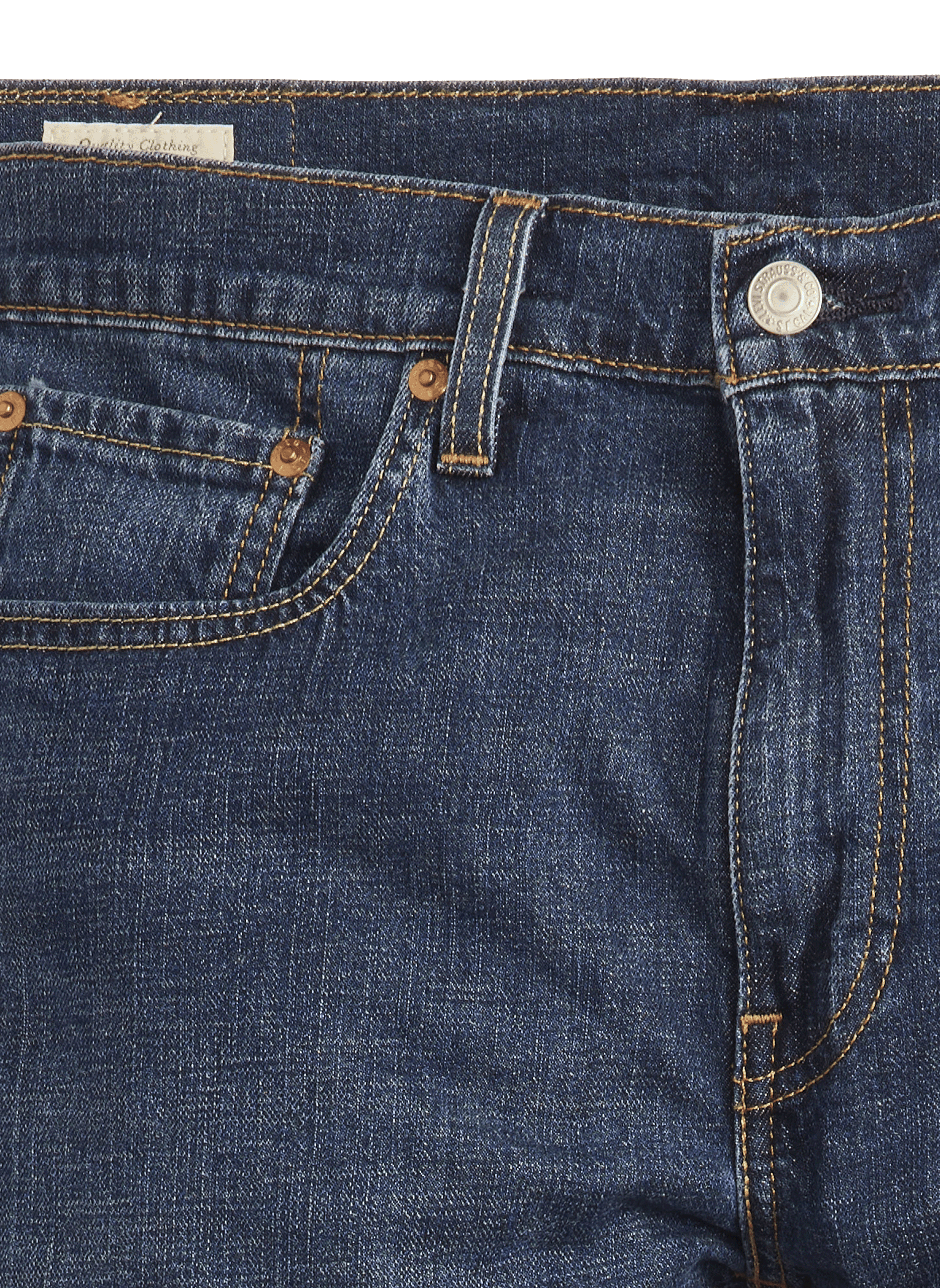 502 slim jeans in cotton and linen blend LEVI'S Blue
