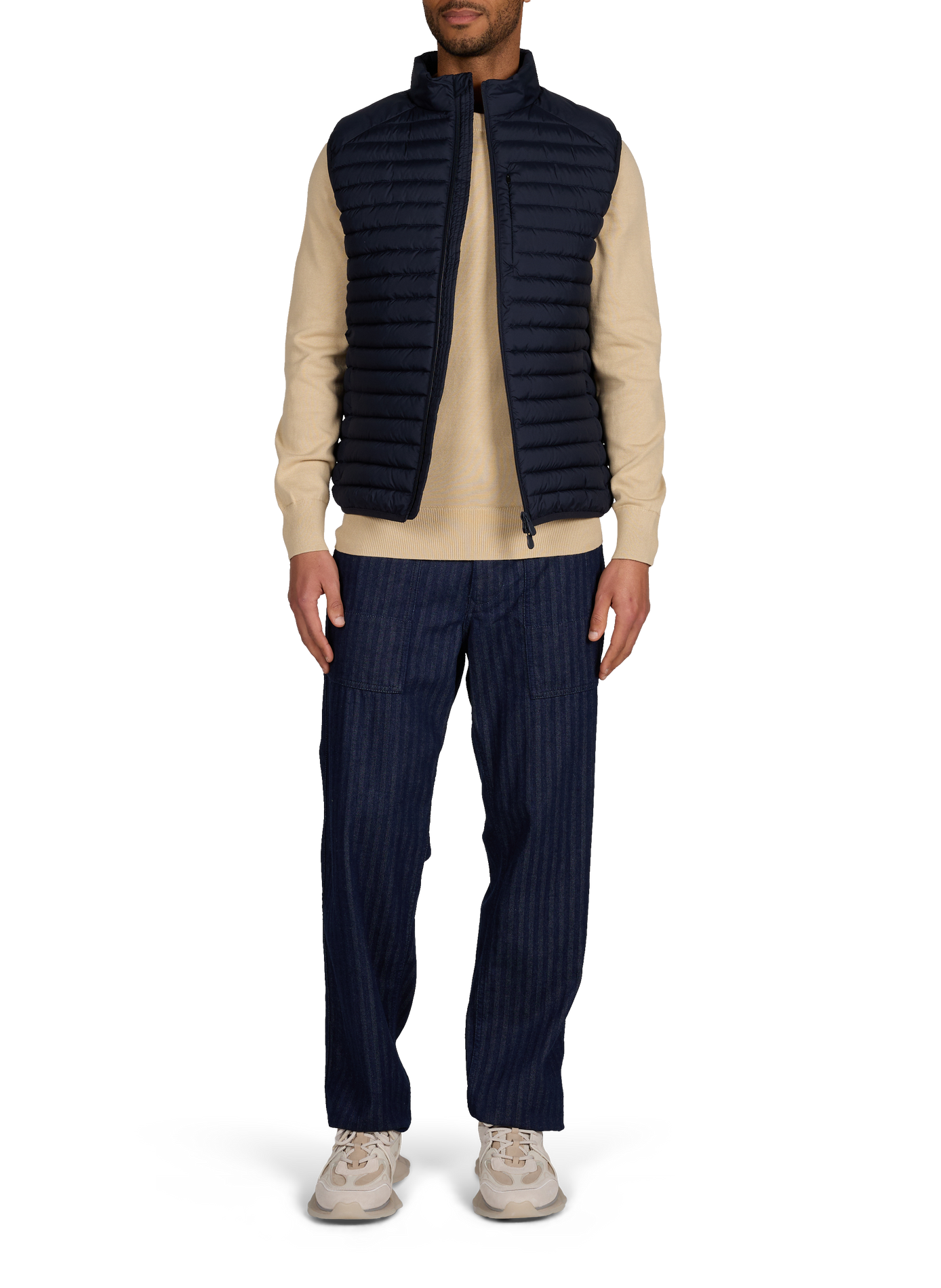 Doudoune droite sans manches matelassée SAVE THE DUCK Bleu