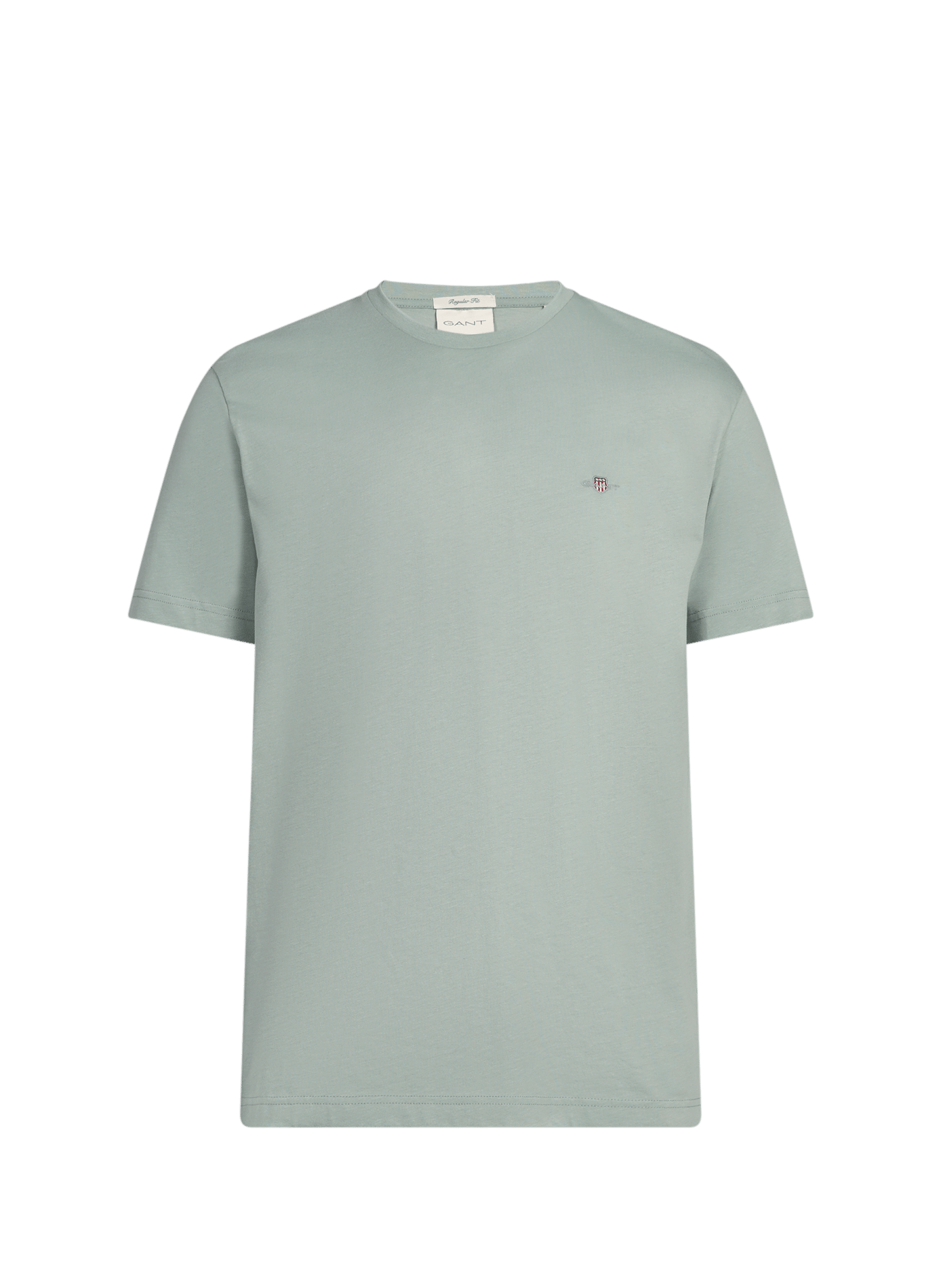 Plain Cotton T-shirt GANT Green