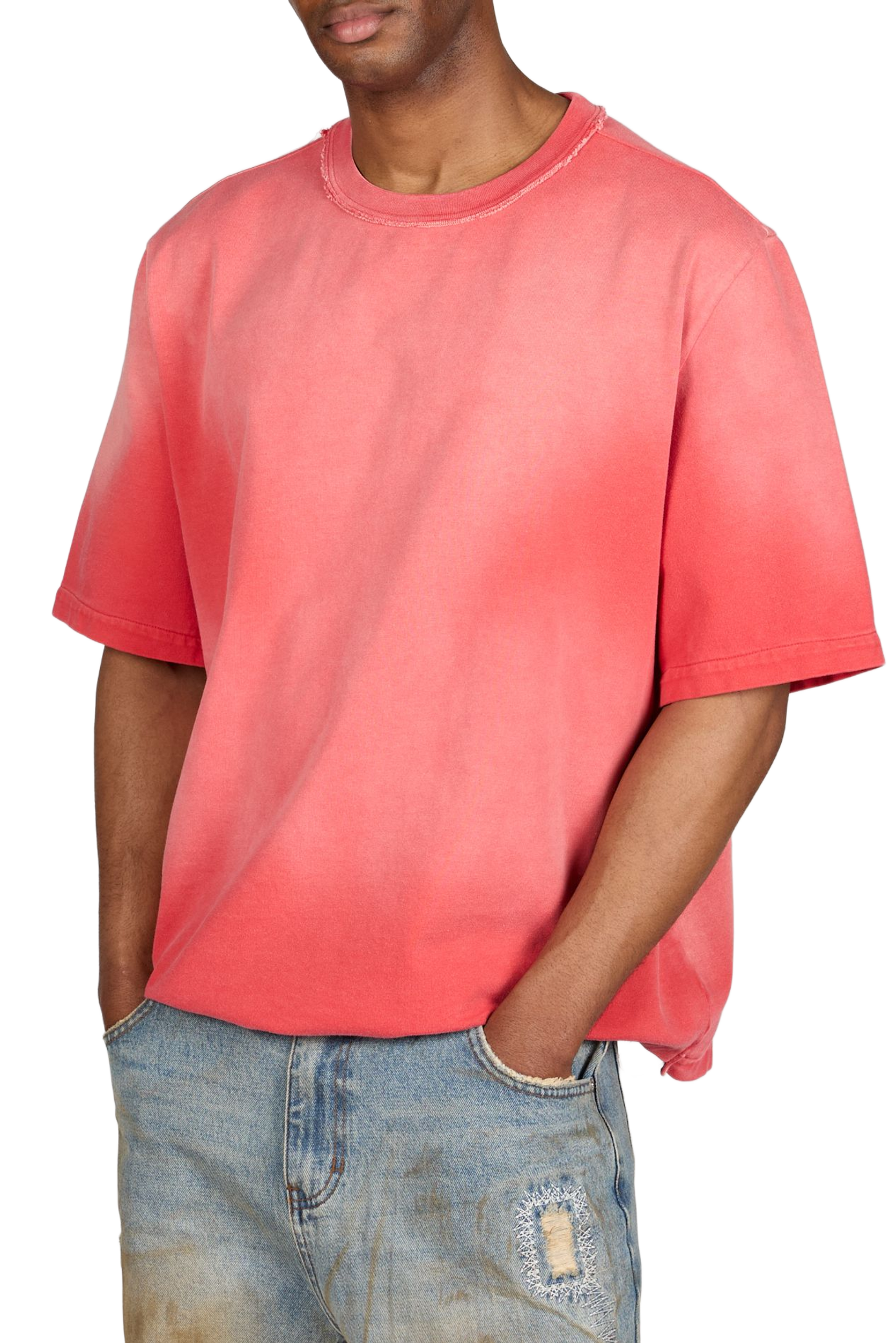 Tee-shirt oversize en coton CAMIEL FORTGENS Rouge