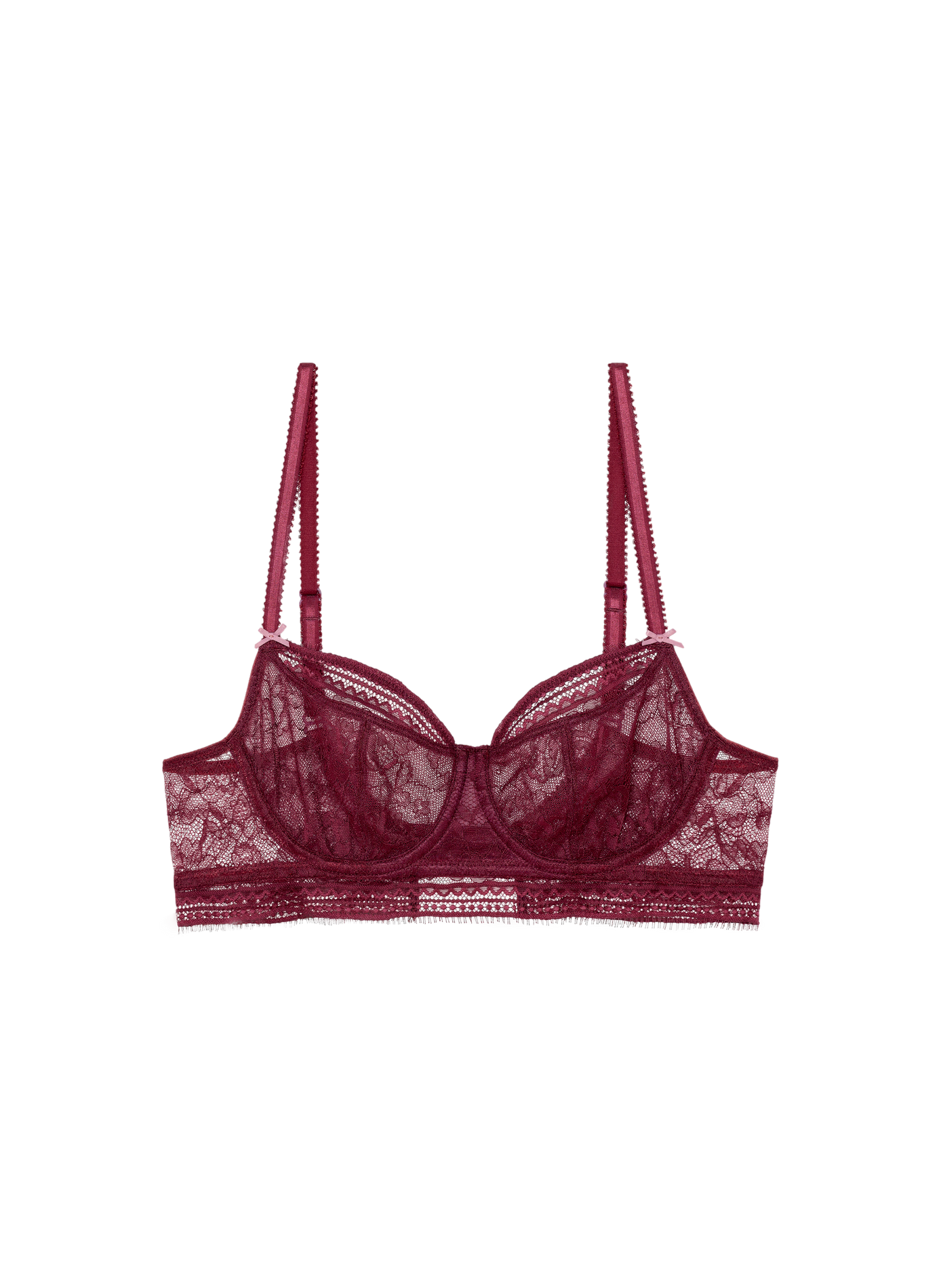 Sostén balconet de encaje PASSIONATA Rojo