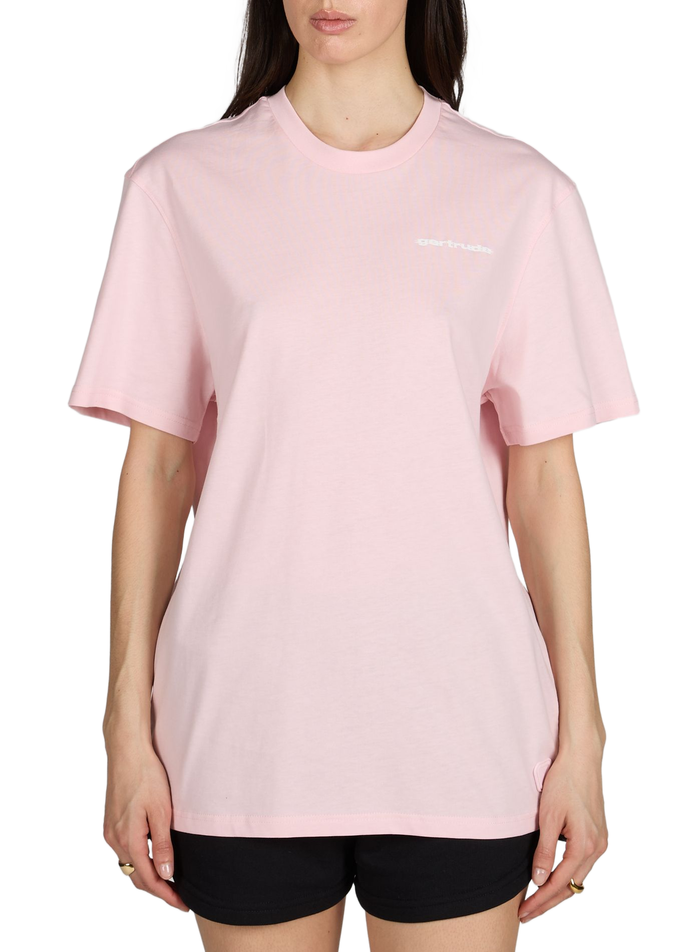 Printed straight t-shirt GERTRUDE ET GASTON Pink