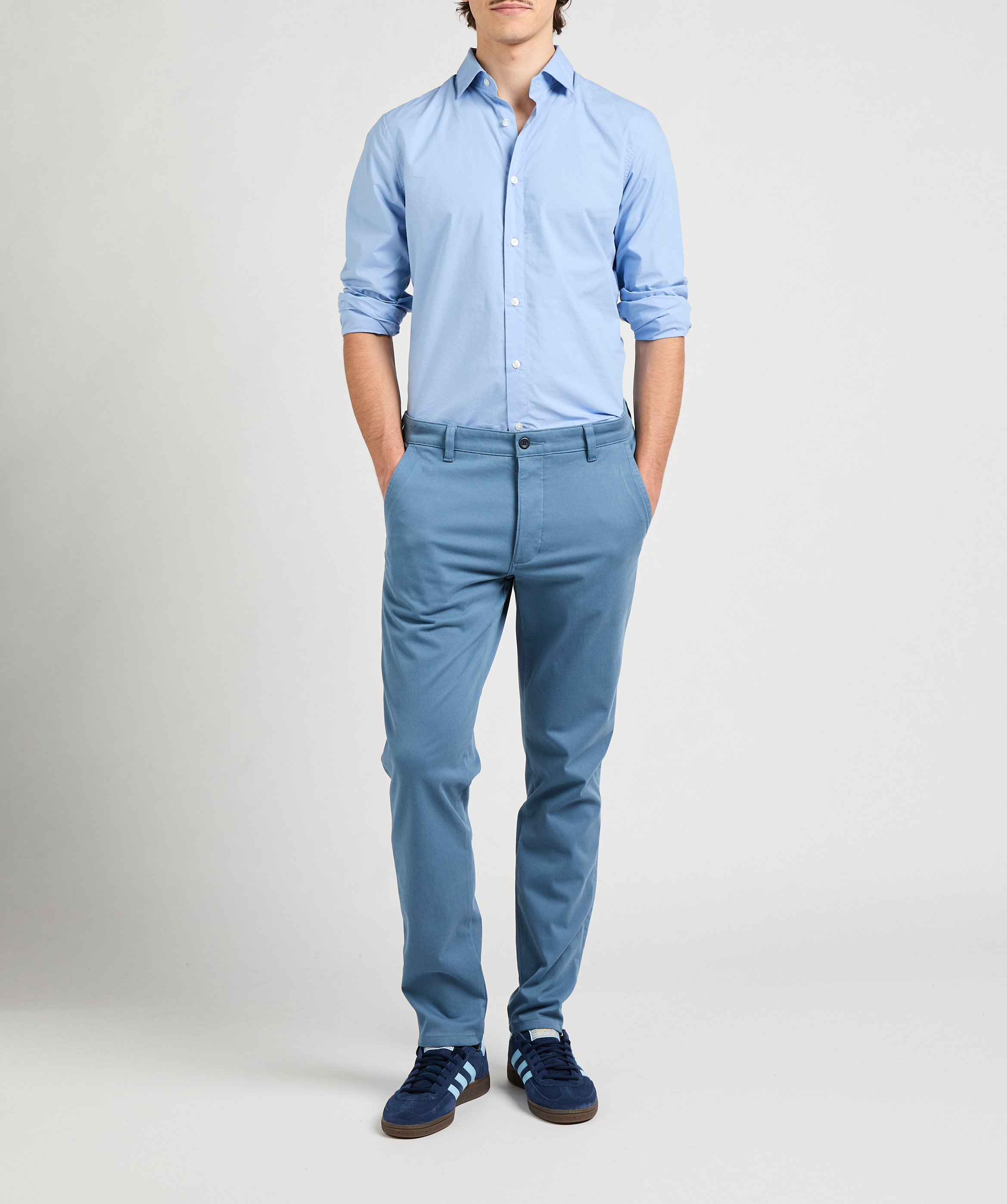 Skinny cotton-blend trousers DOCKERS Blue