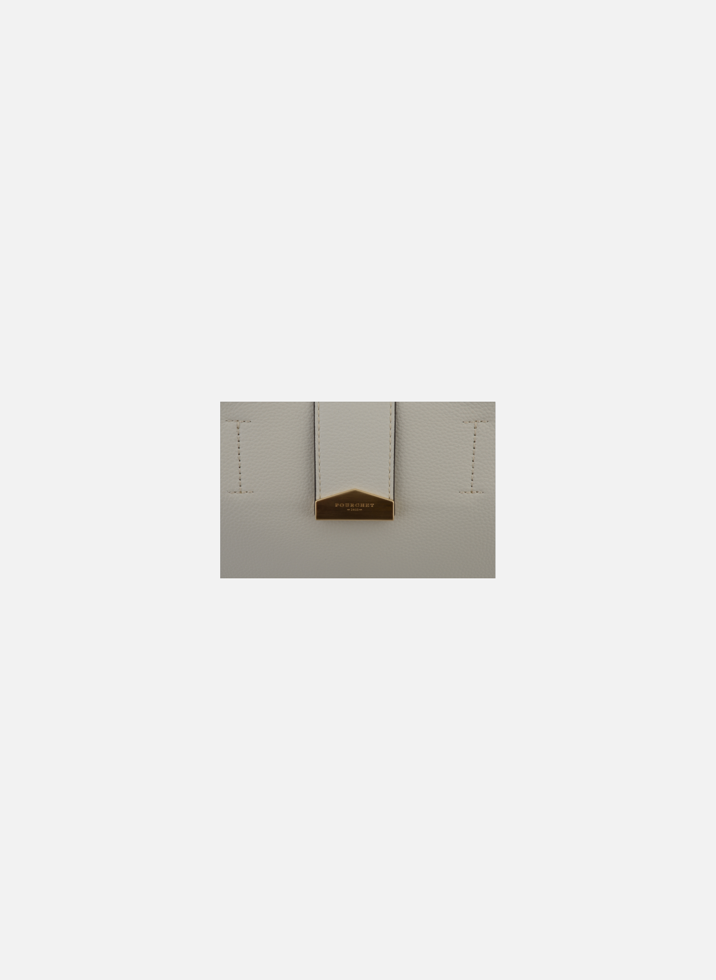 Cavalcade | sac à main mm en cuir de vachette POURCHET Beige