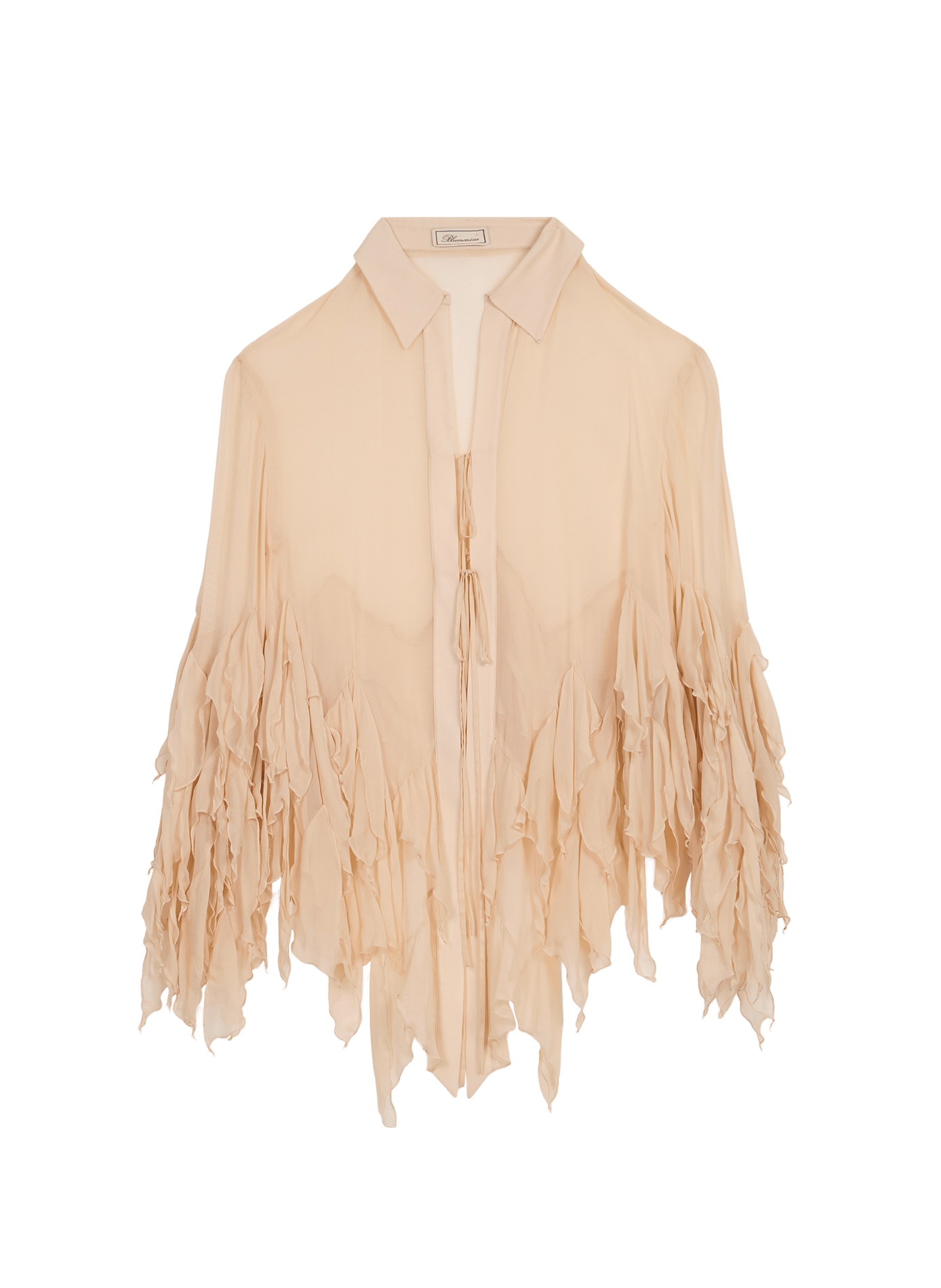 Blouse fluide transparente BLUMARINE Beige