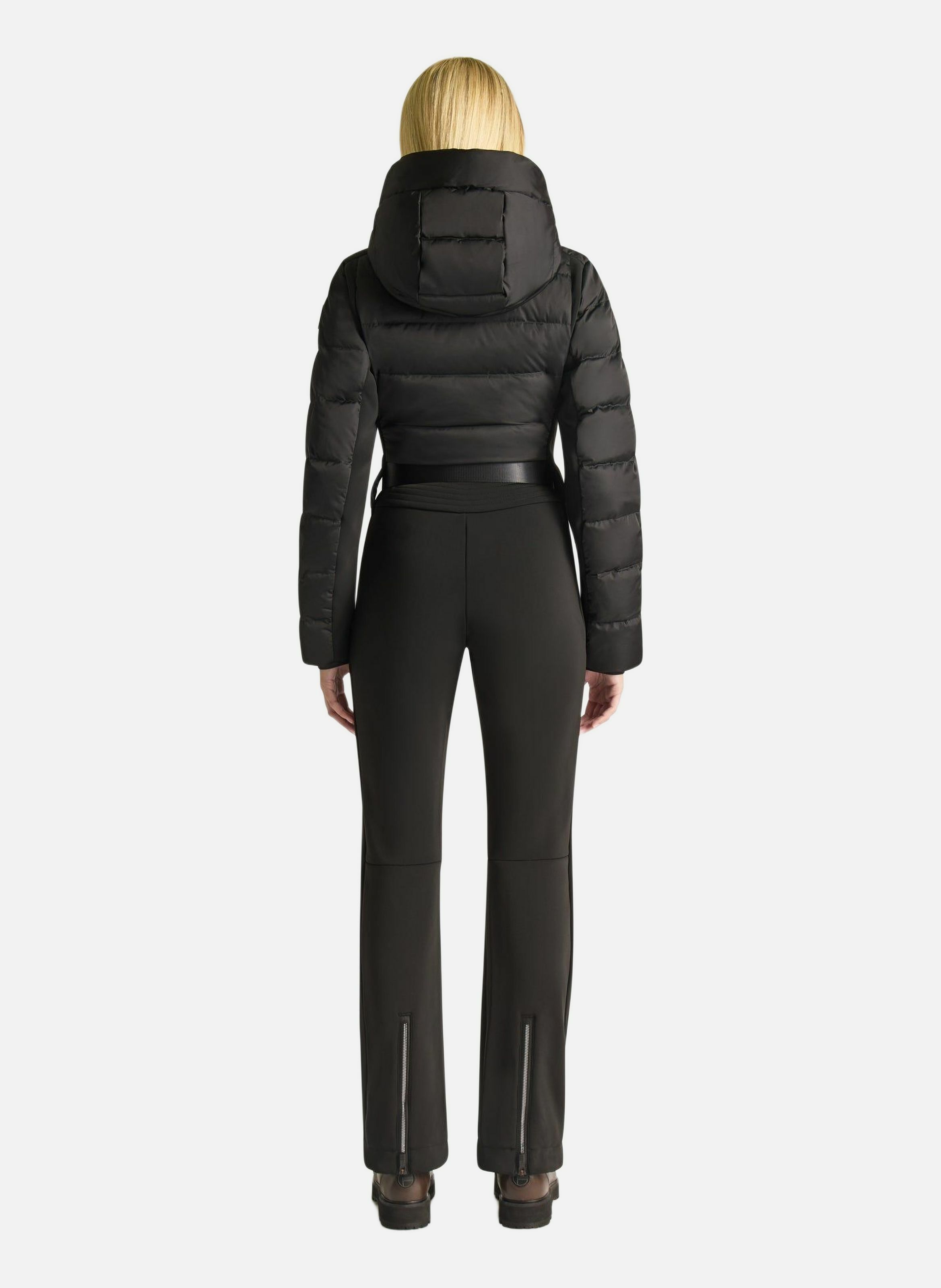 Combinaison de ski marie col montant coupe regular FUSALP Noir