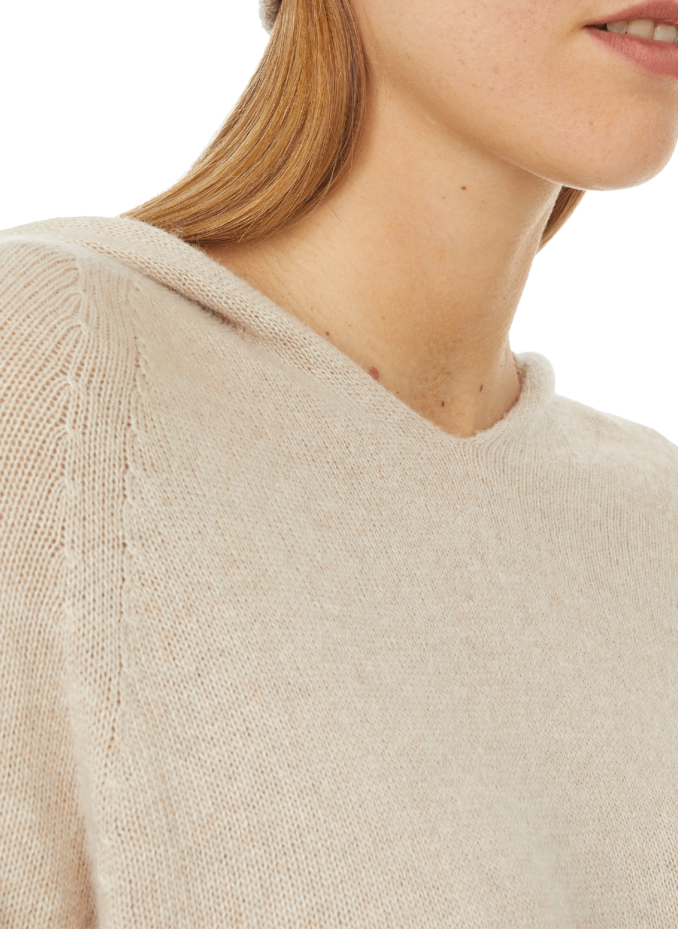 Wool-blend beanie hat THE SOCIAL SUNDAY Brown