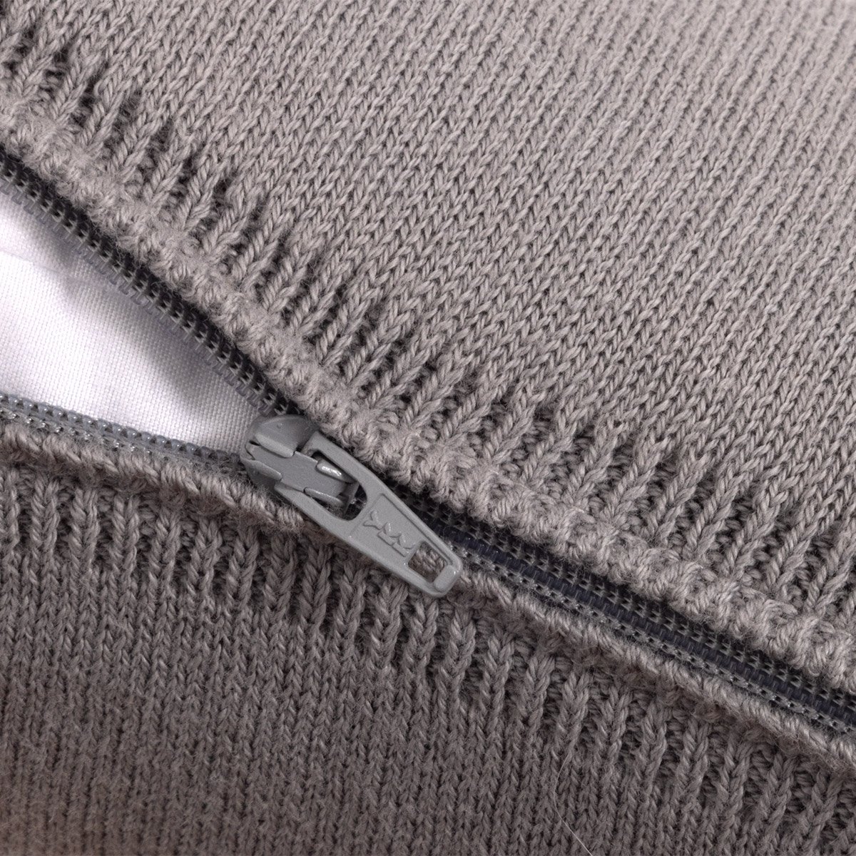 Housse de coussin en coton, l reflet LACOSTE HOME Gris