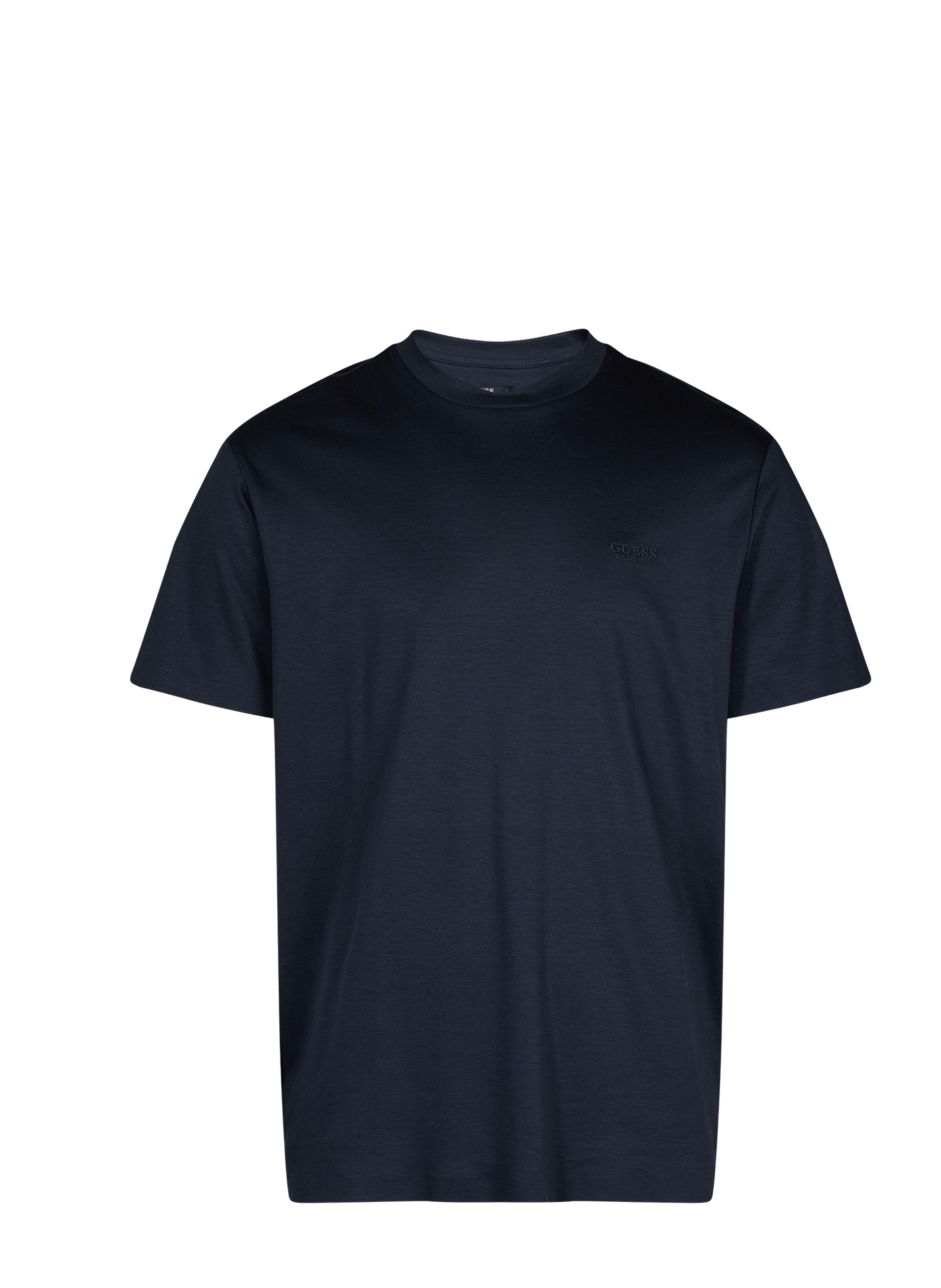 T-shirt droit col rond GUESS Bleu