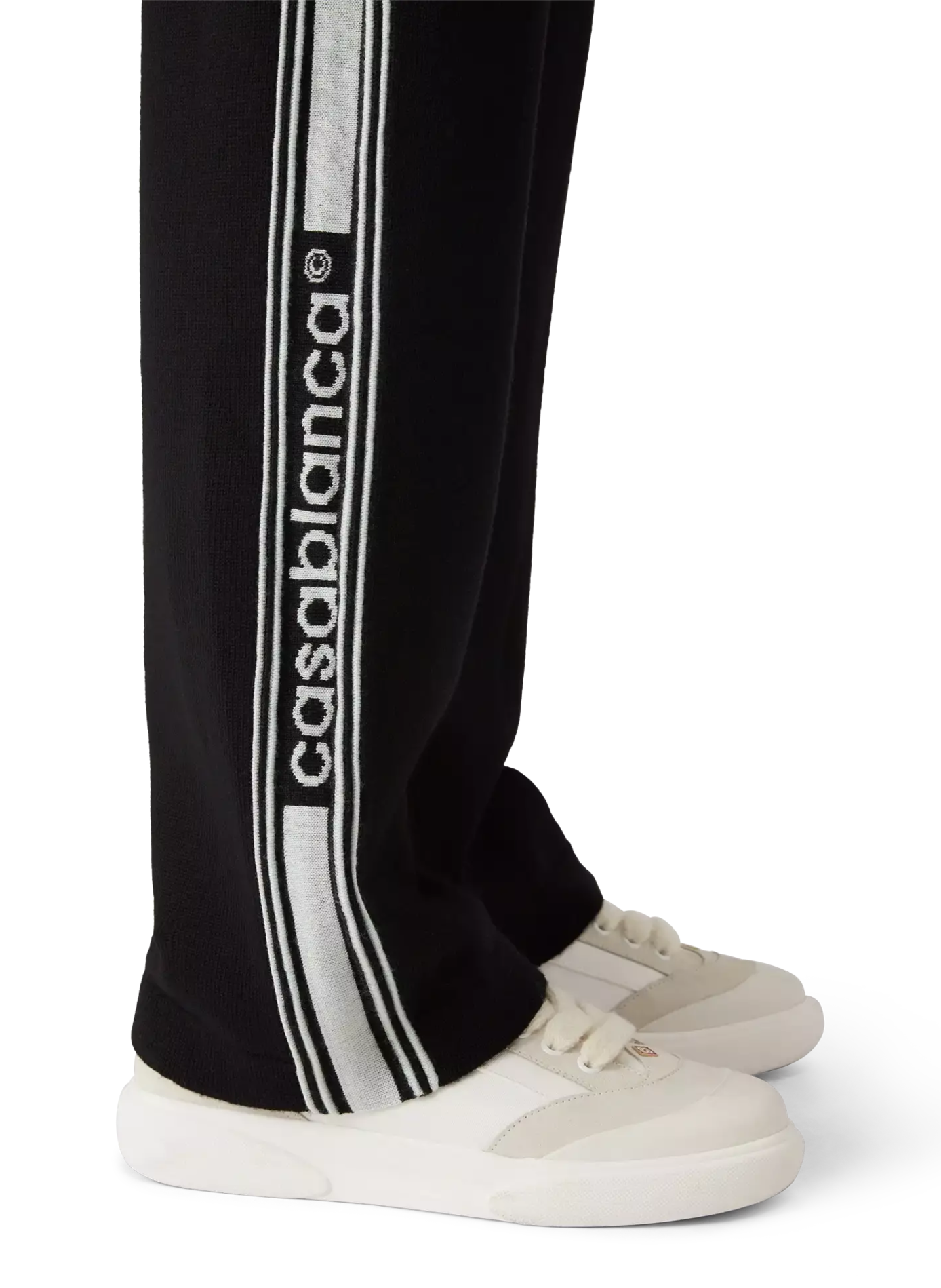 Flowy merino wool trousers CASABLANCA PARIS Black