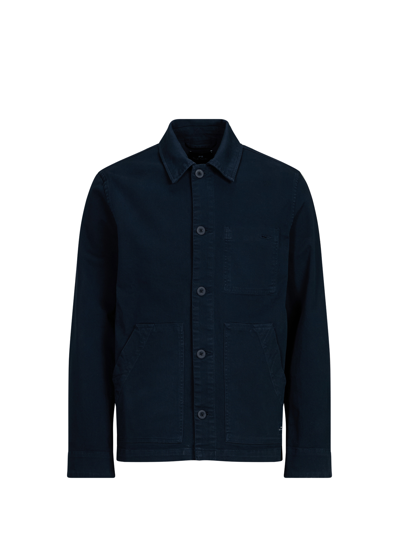 Geknoopte werkjas van gemengd katoen PAUL SMITH Blauw