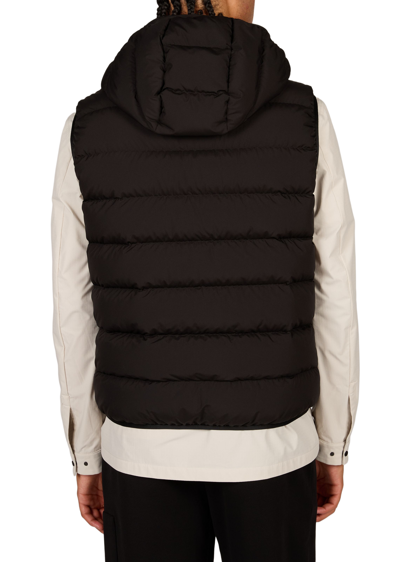 Arinella hooded sleeveless vest MONCLER Black
