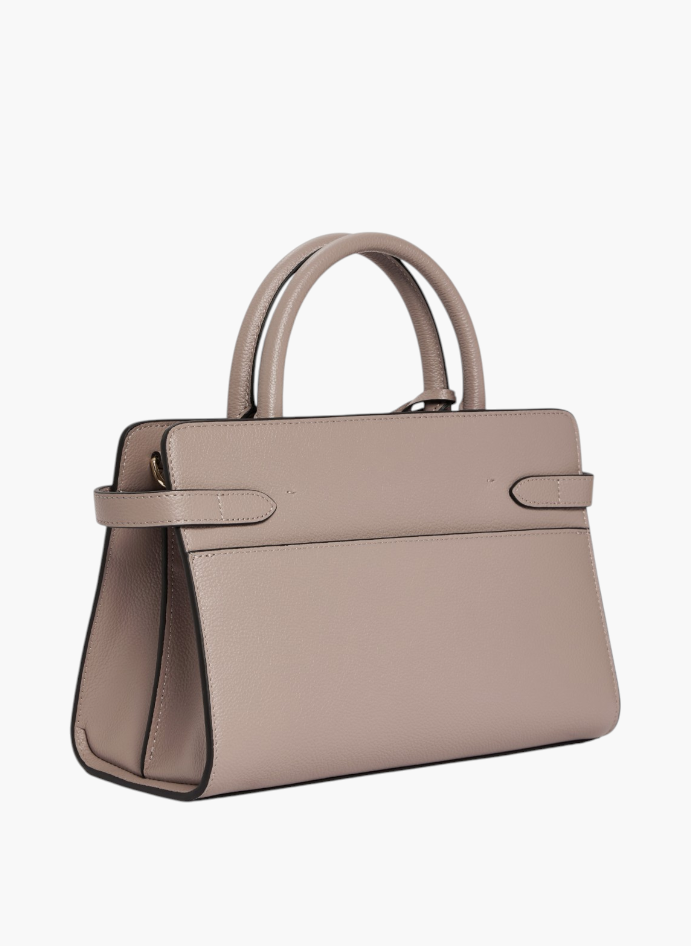 Sac à main moyen modèle emilie en cuir grainé LE TANNEUR Gris