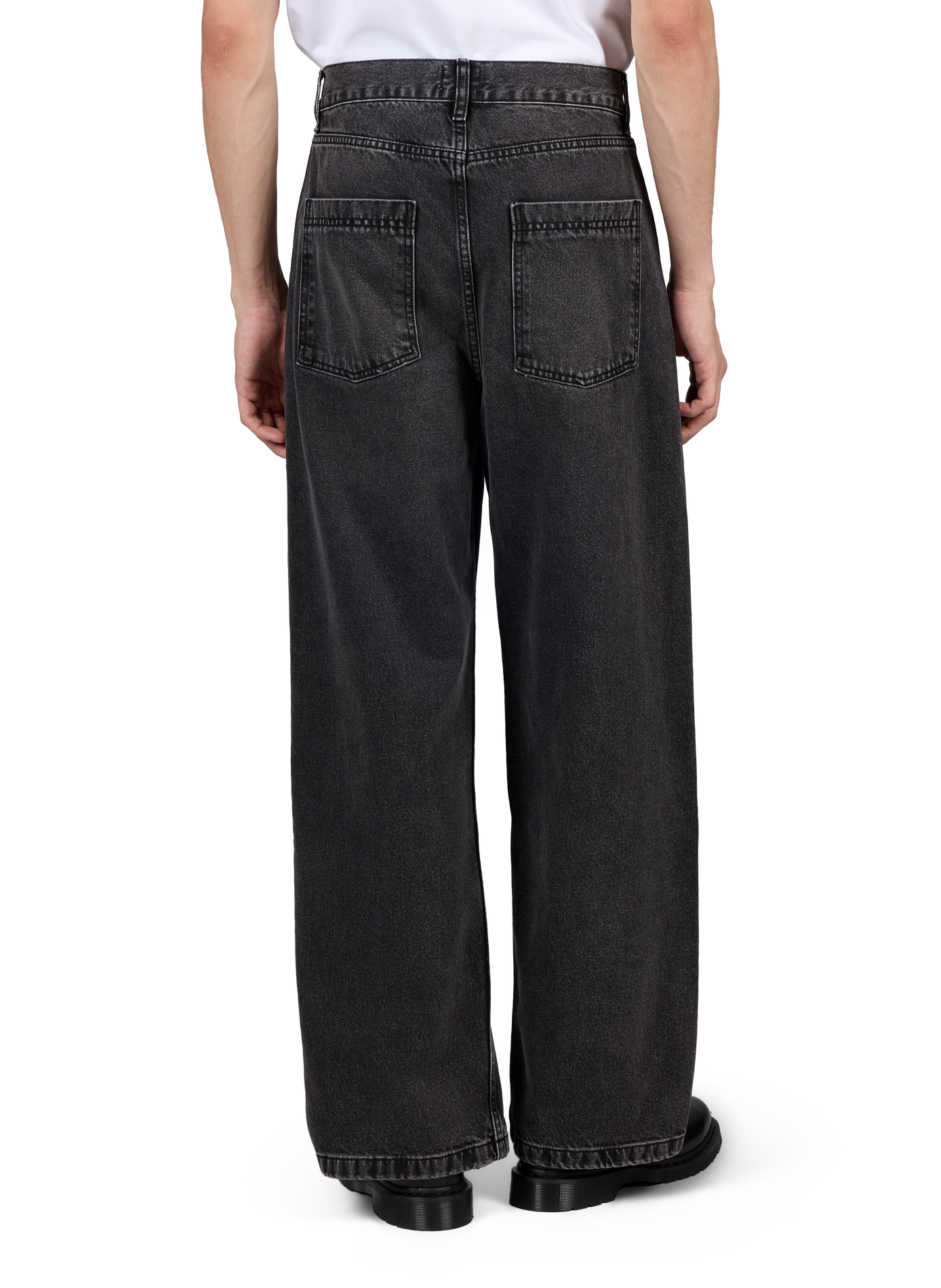 Gerade geschnittene Jeans aus Baumwolldenim ARTE ANTWERP Schwarz