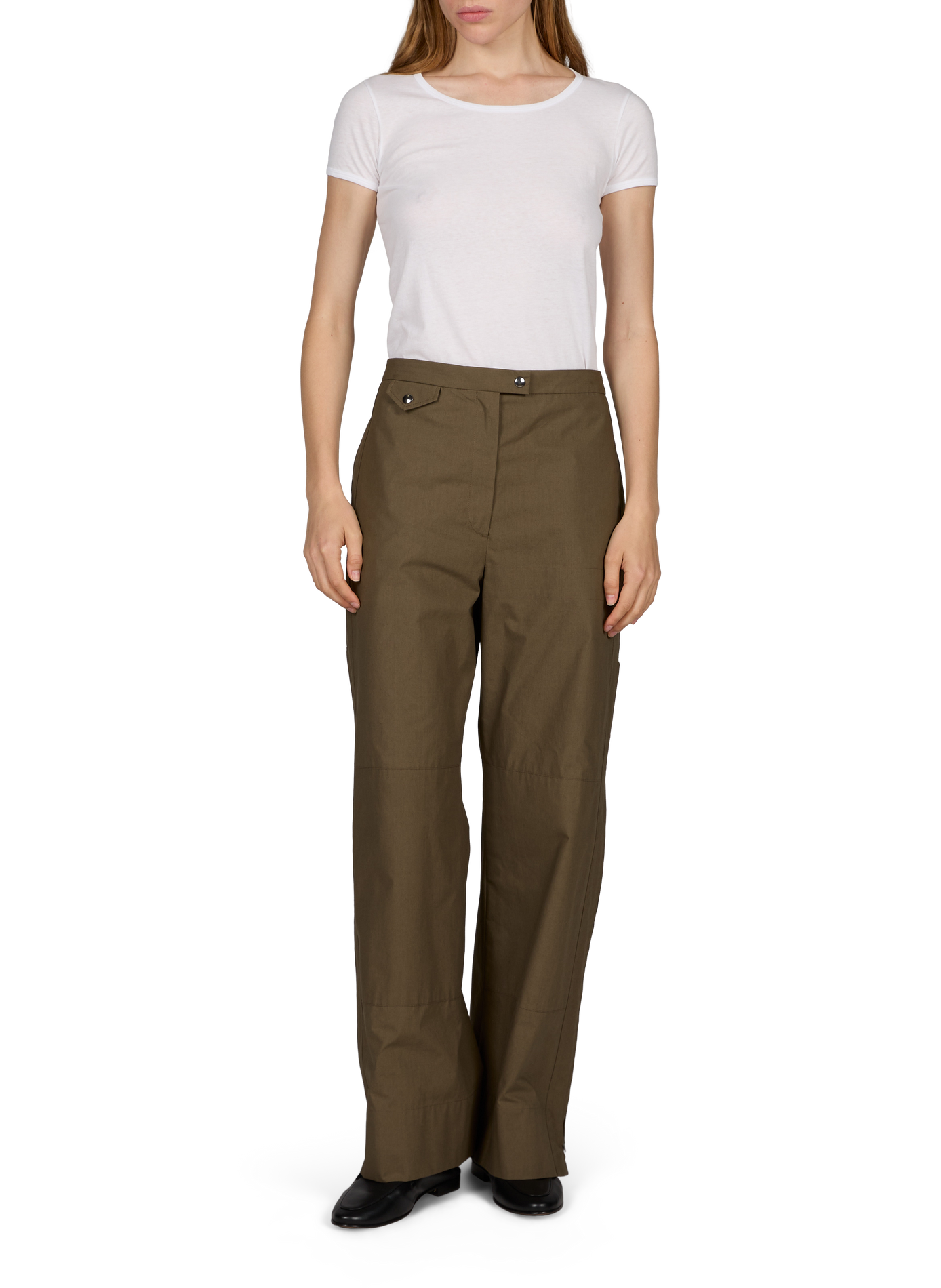 T-shirt cintré Reid en coton CALVIN KLEIN COLLECTION Blanc