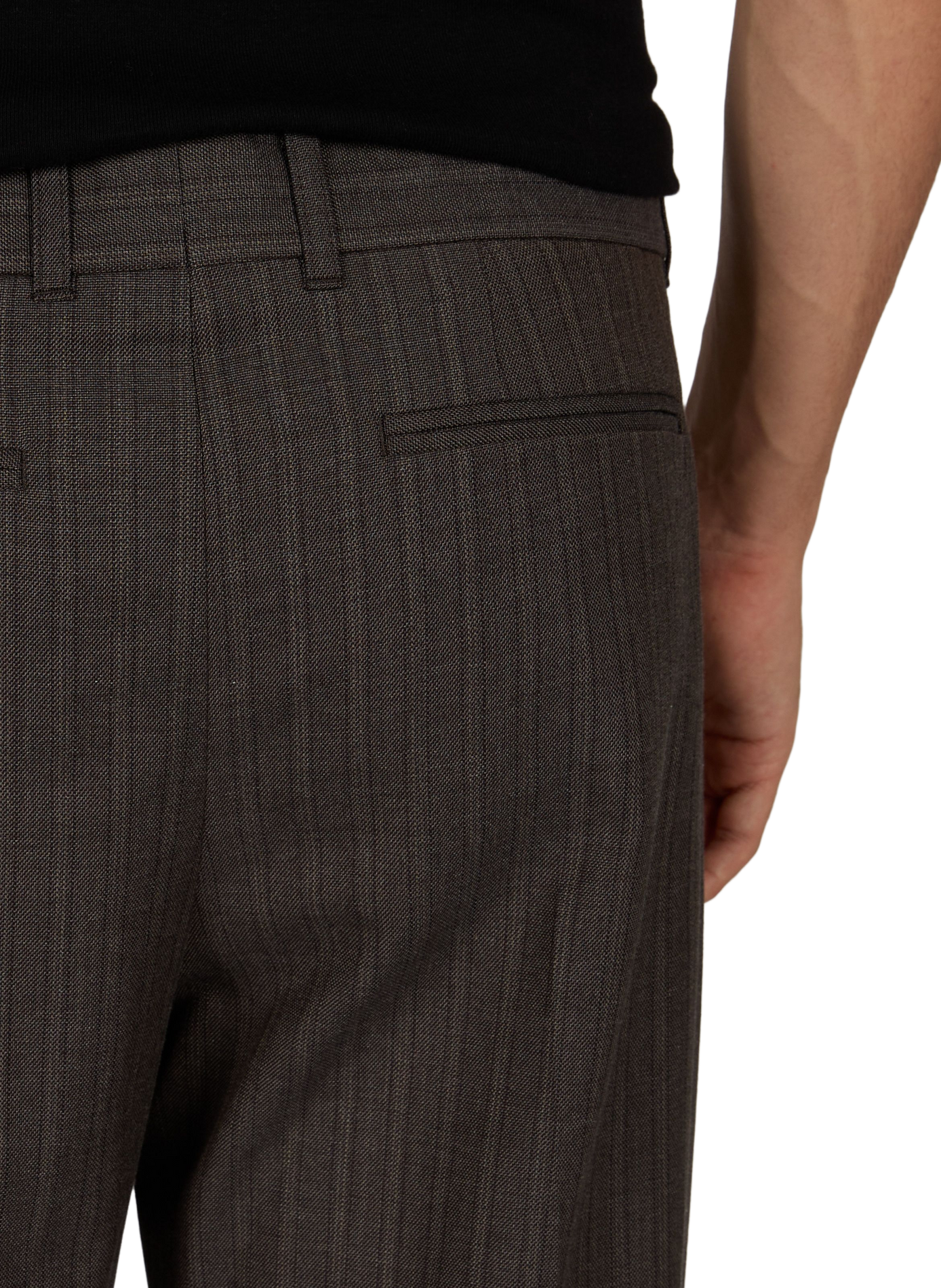 Weite Hose aus Wolle und Baumwolle OUR LEGACY Grau