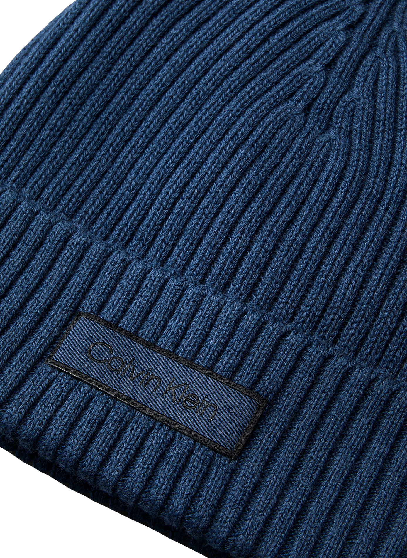Bonnet en coton et cachemire | Bleu CALVIN KLEIN Homme