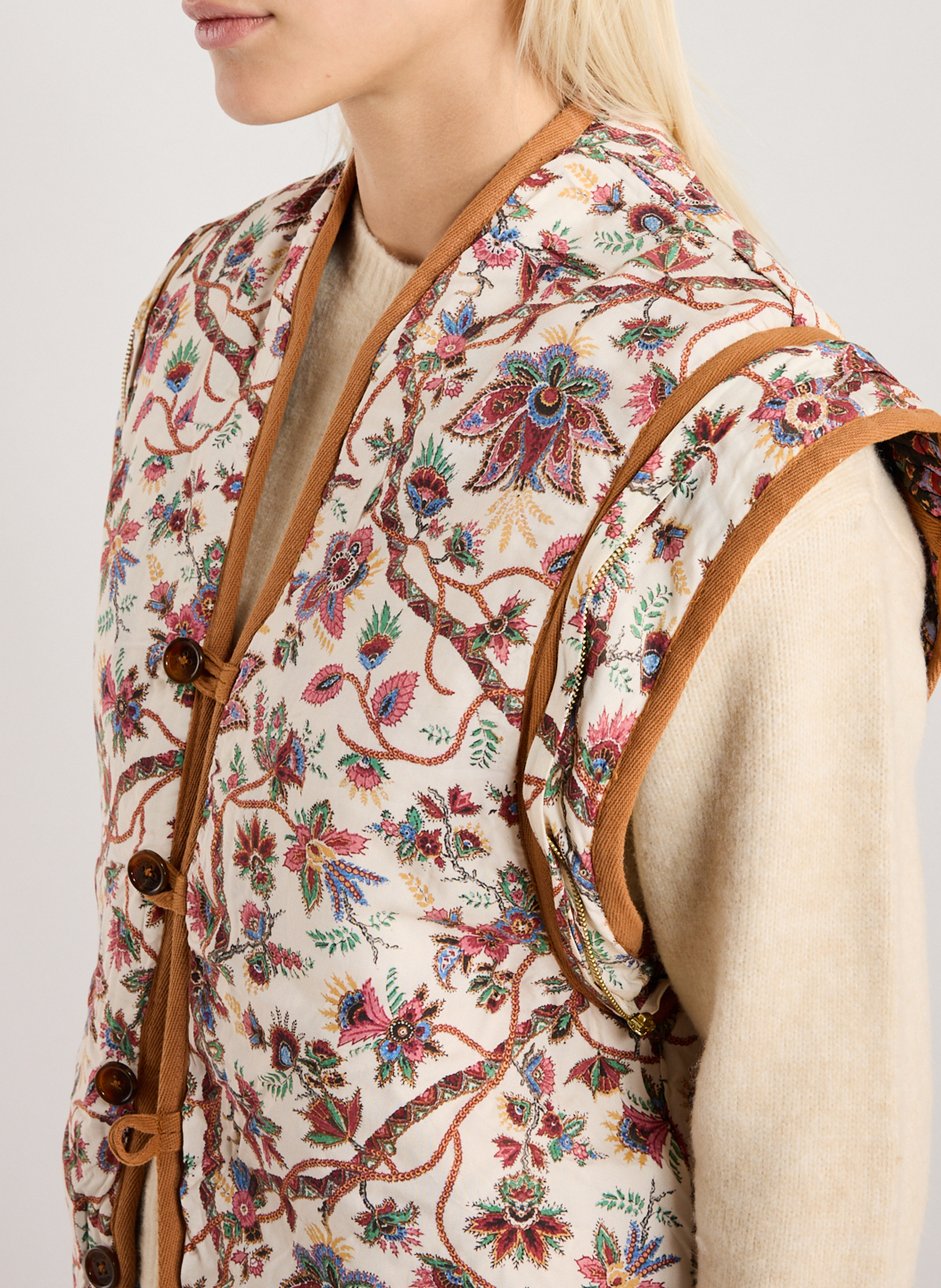 Omkeerbare bloemenprint jas LOUISE MISHA Veelkleurig