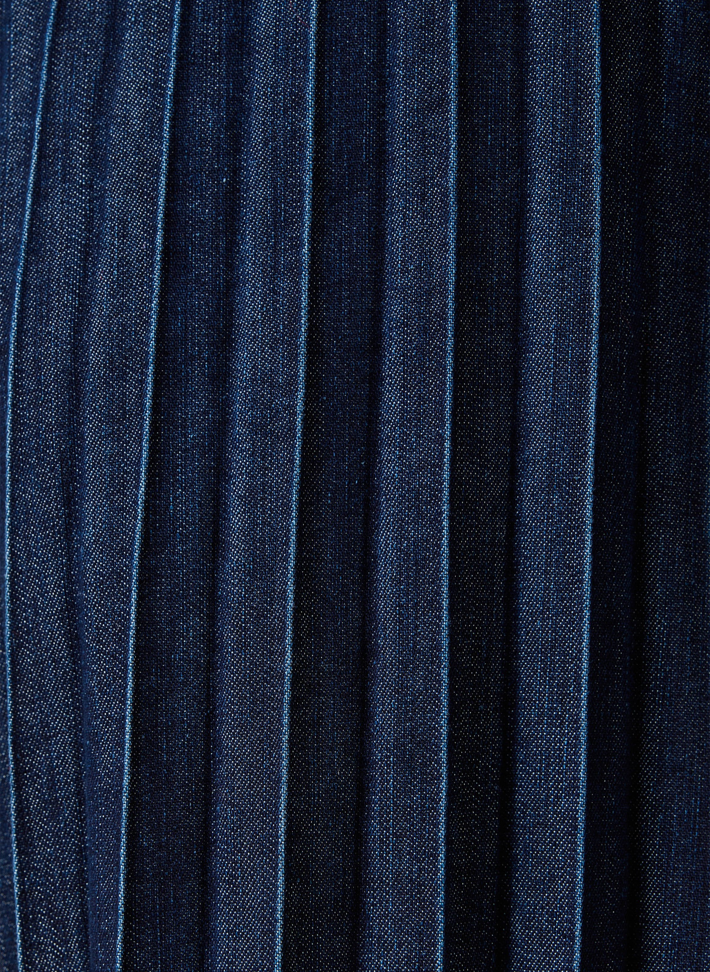 Wijde denim broek LA FEE MARABOUTEE Blauw