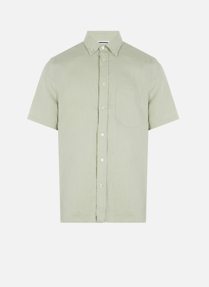 AIGLE plain linen shirt