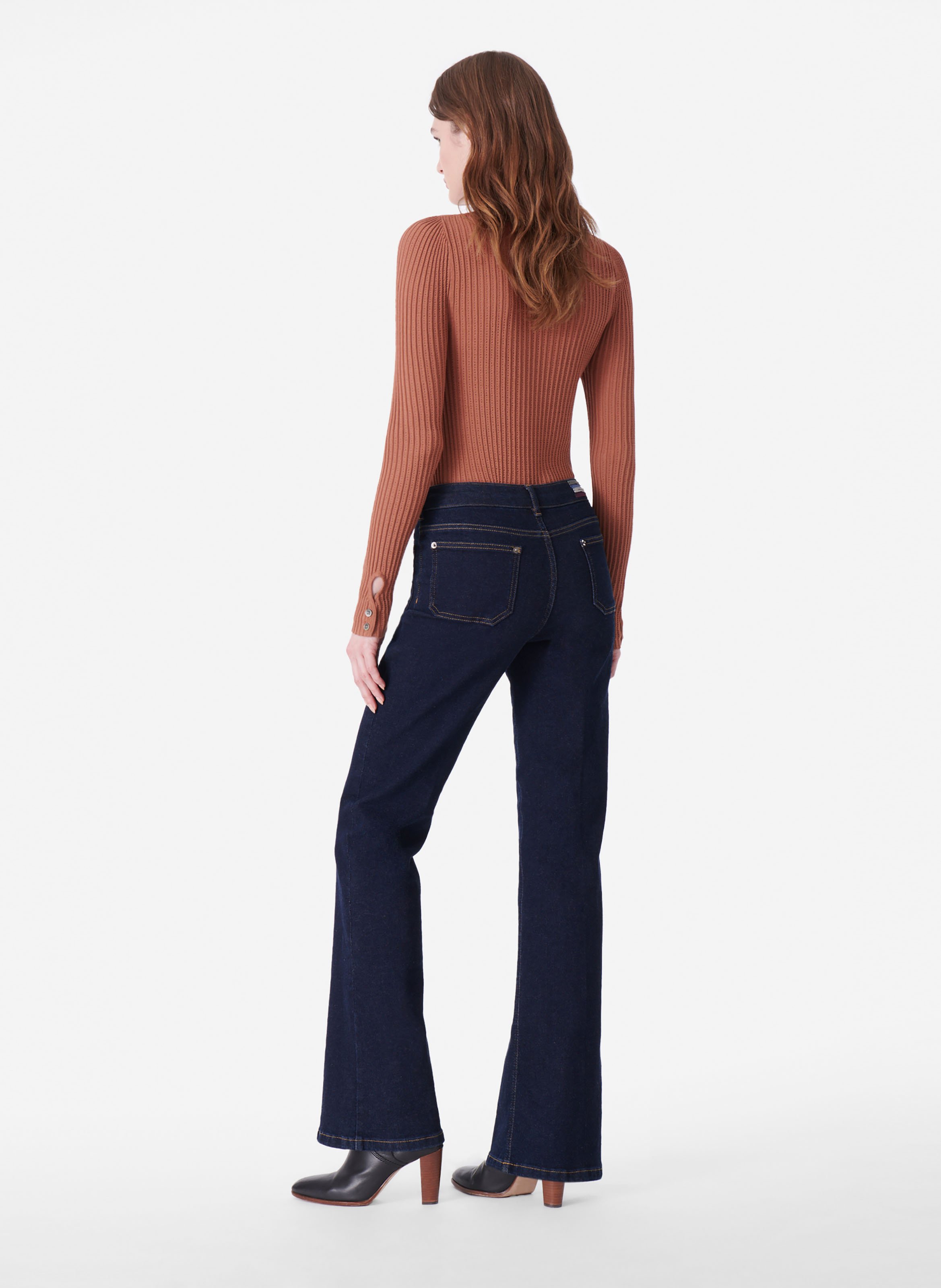 Jean Flare Dompay VANESSA BRUNO Bleu