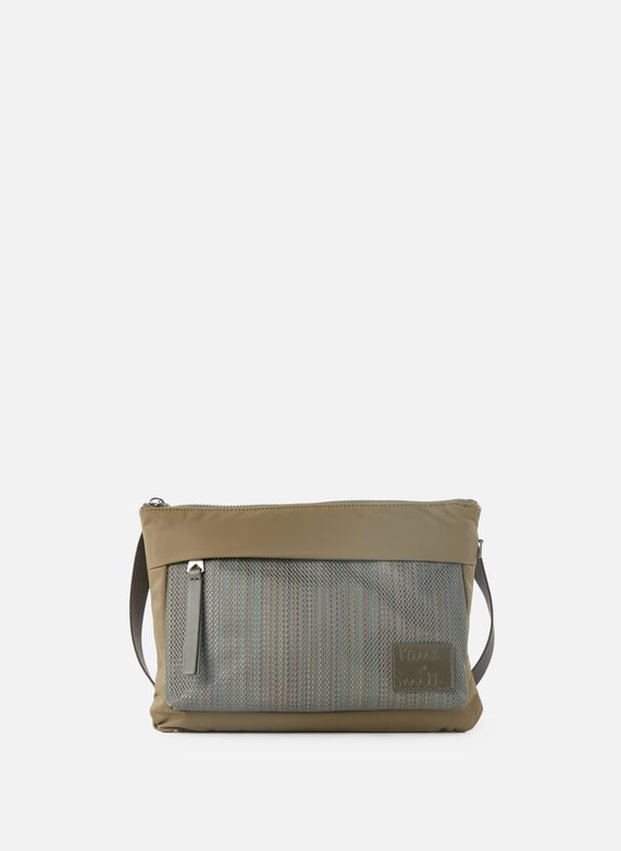Khaki Nylon Shoulder bag
