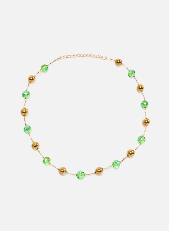 Collier à perles Vert by AU PRINTEMPS PARIS AU PRINTEMPS PARIS Collier à perles Vert