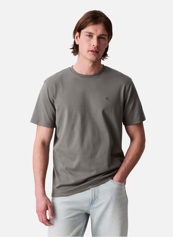 T-shirt en coton Gris by CALVIN KLEIN CALVIN KLEIN T-shirt en coton Gris