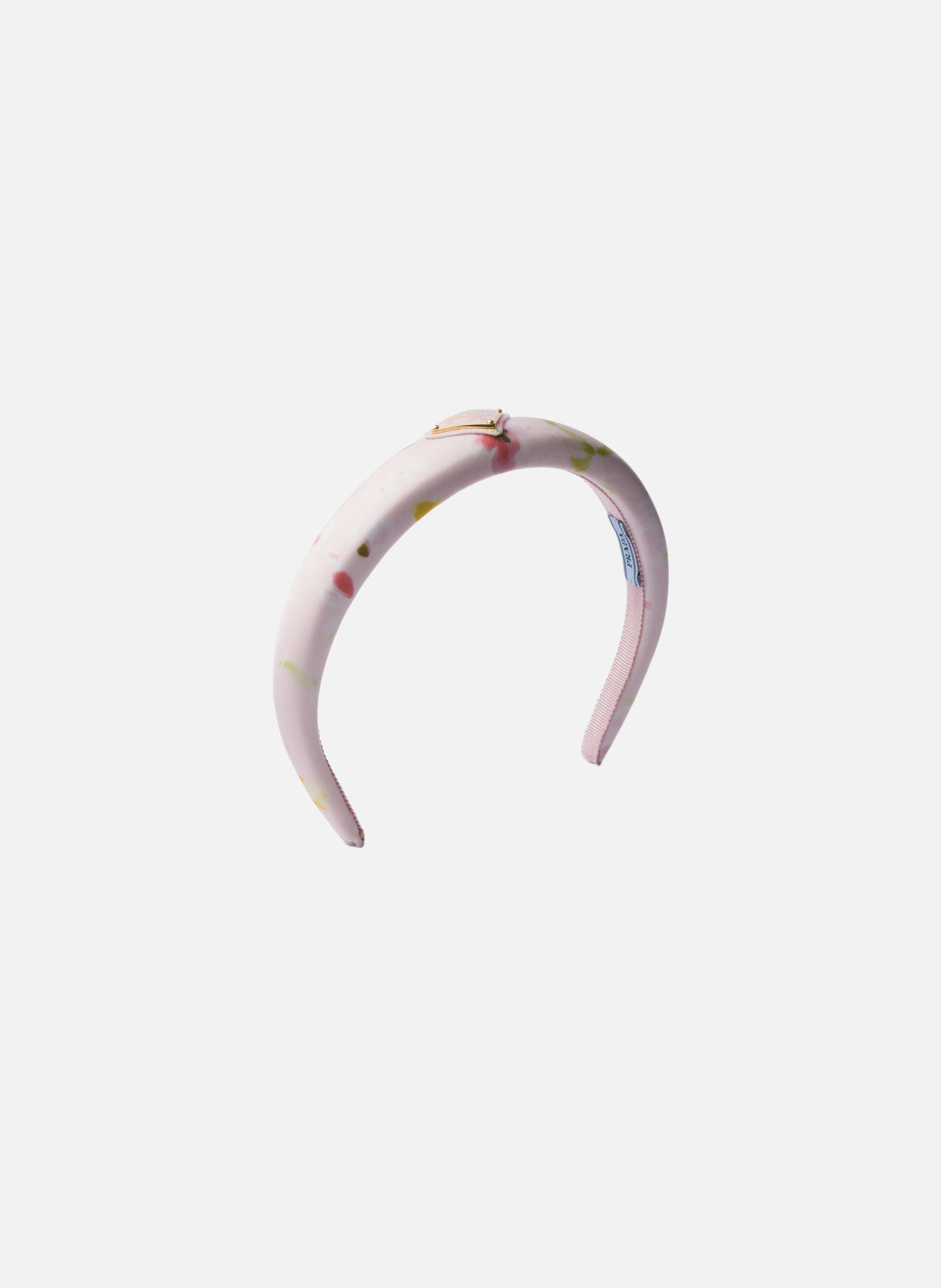 Bandeau en re-nylon à imprimé floral PRADA Rose