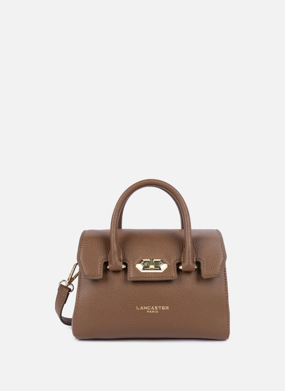 Mini sac à main - milano cosmos Marron by LANCASTER LANCASTER Mini sac à main - milano cosmos Marron
