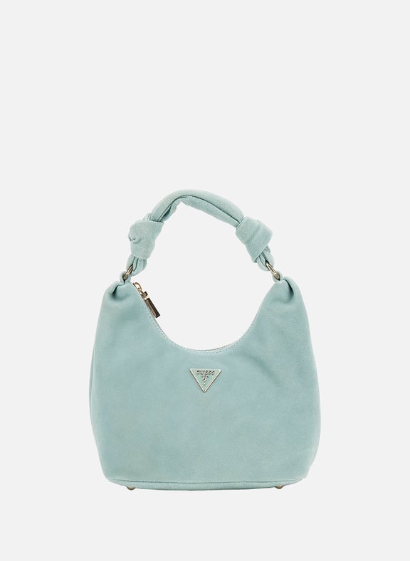 Issota leather handbag Blue by GUESS GUESS Issota leather handbag Blue