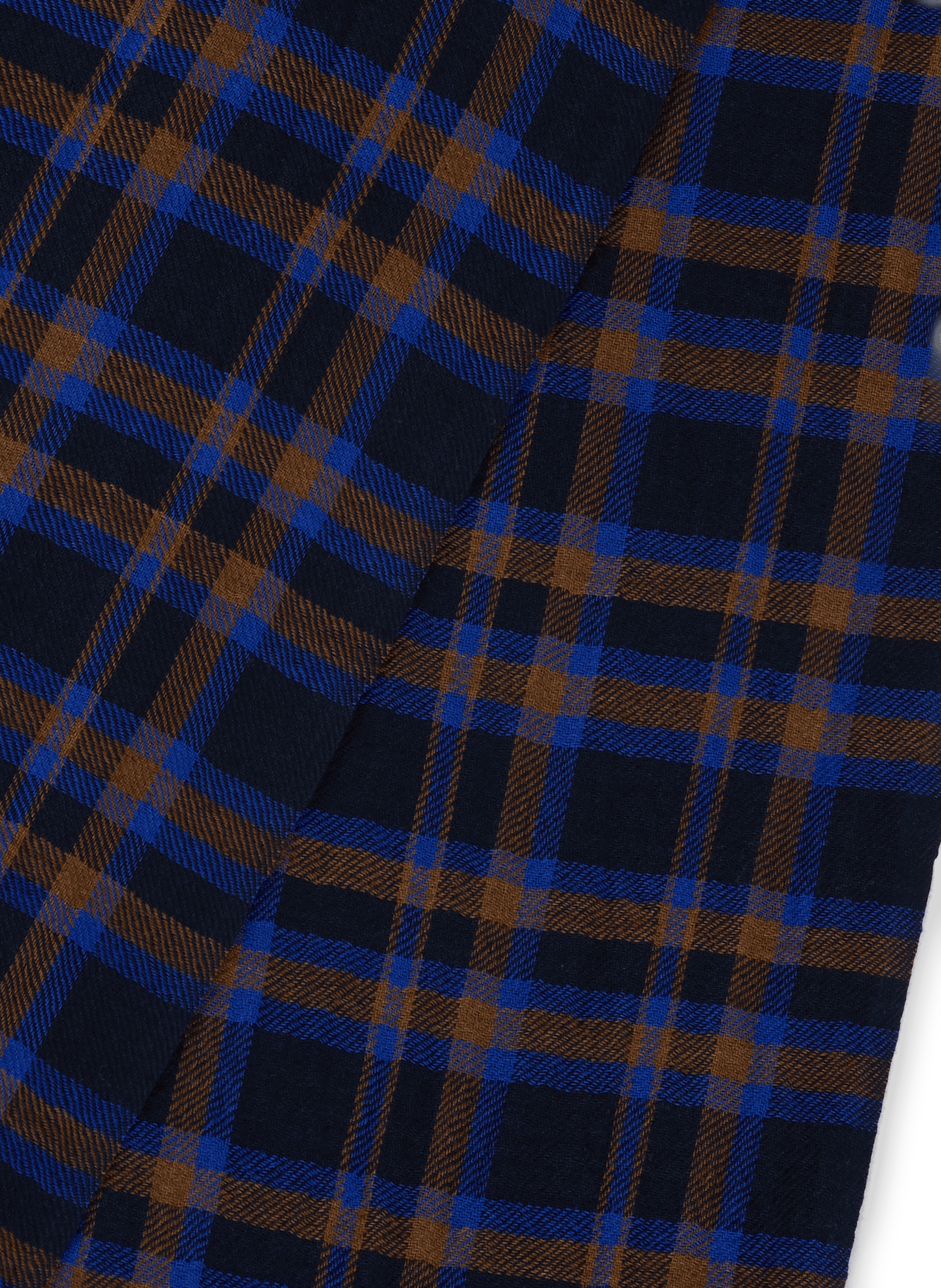 Virgin wool plaid scarf SAISON 1865 Multicolour