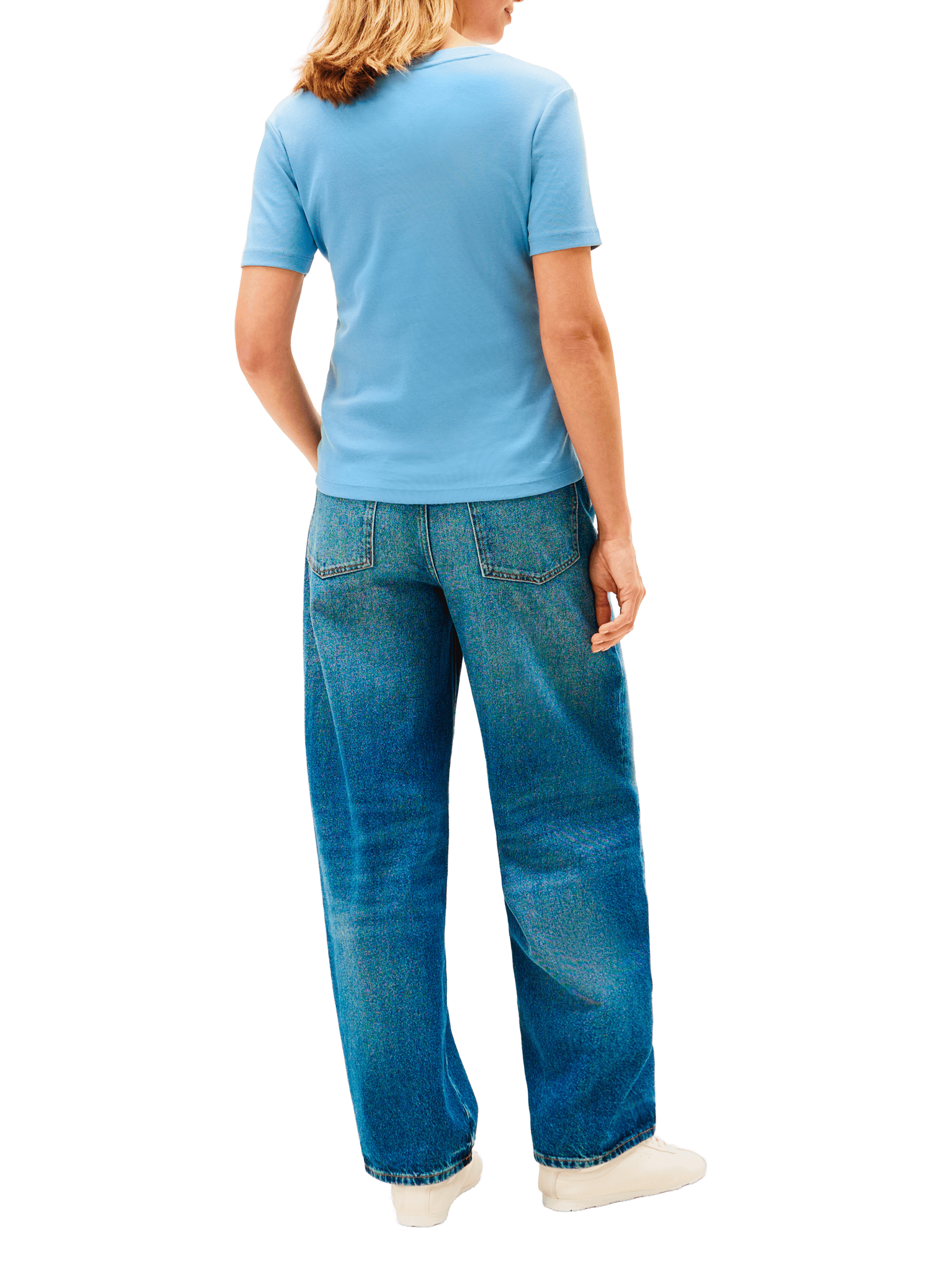 T-shirt en coton TOMMY HILFIGER Bleu