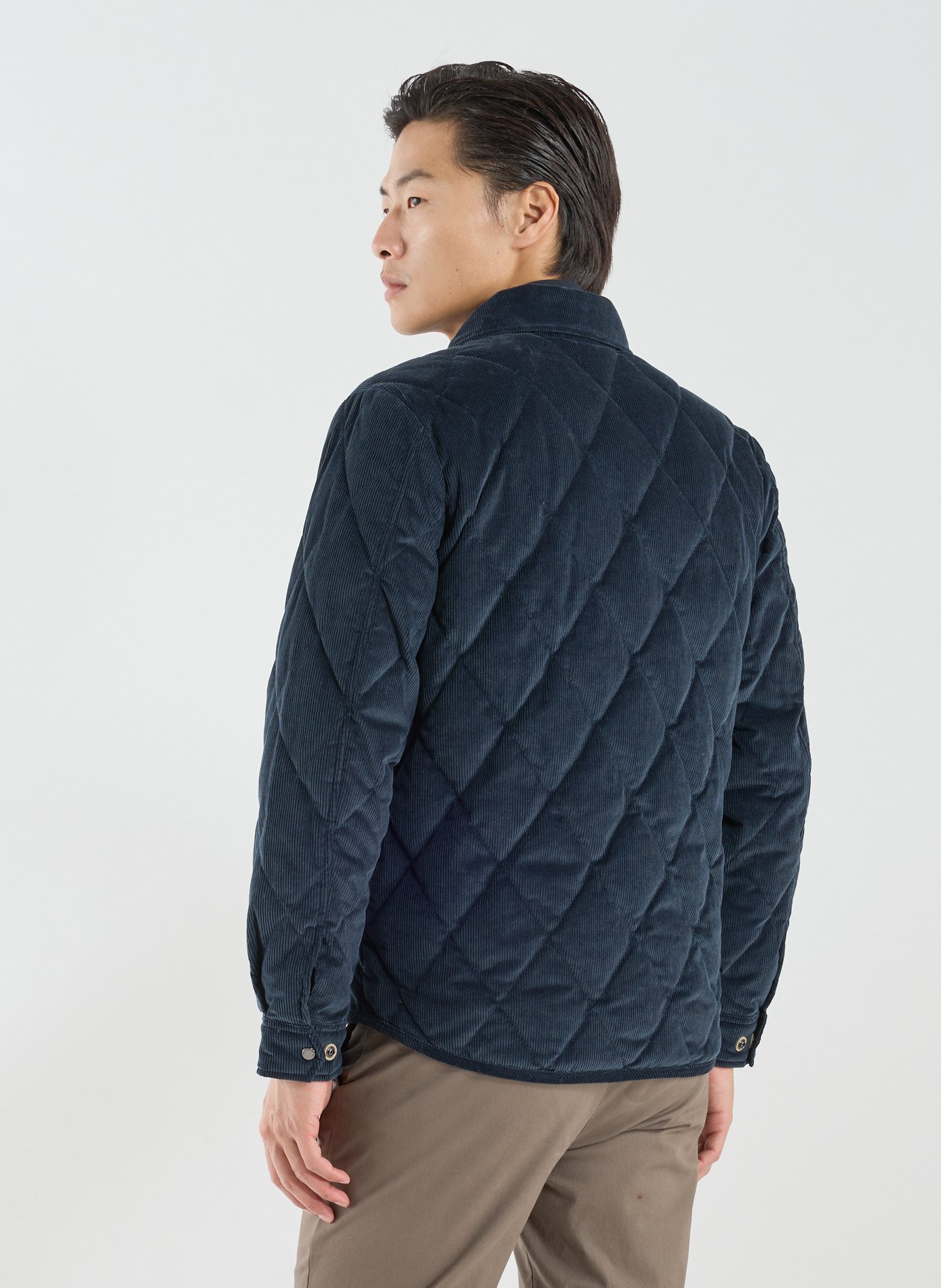 Surchemise col classique en coton WOOLRICH Bleu